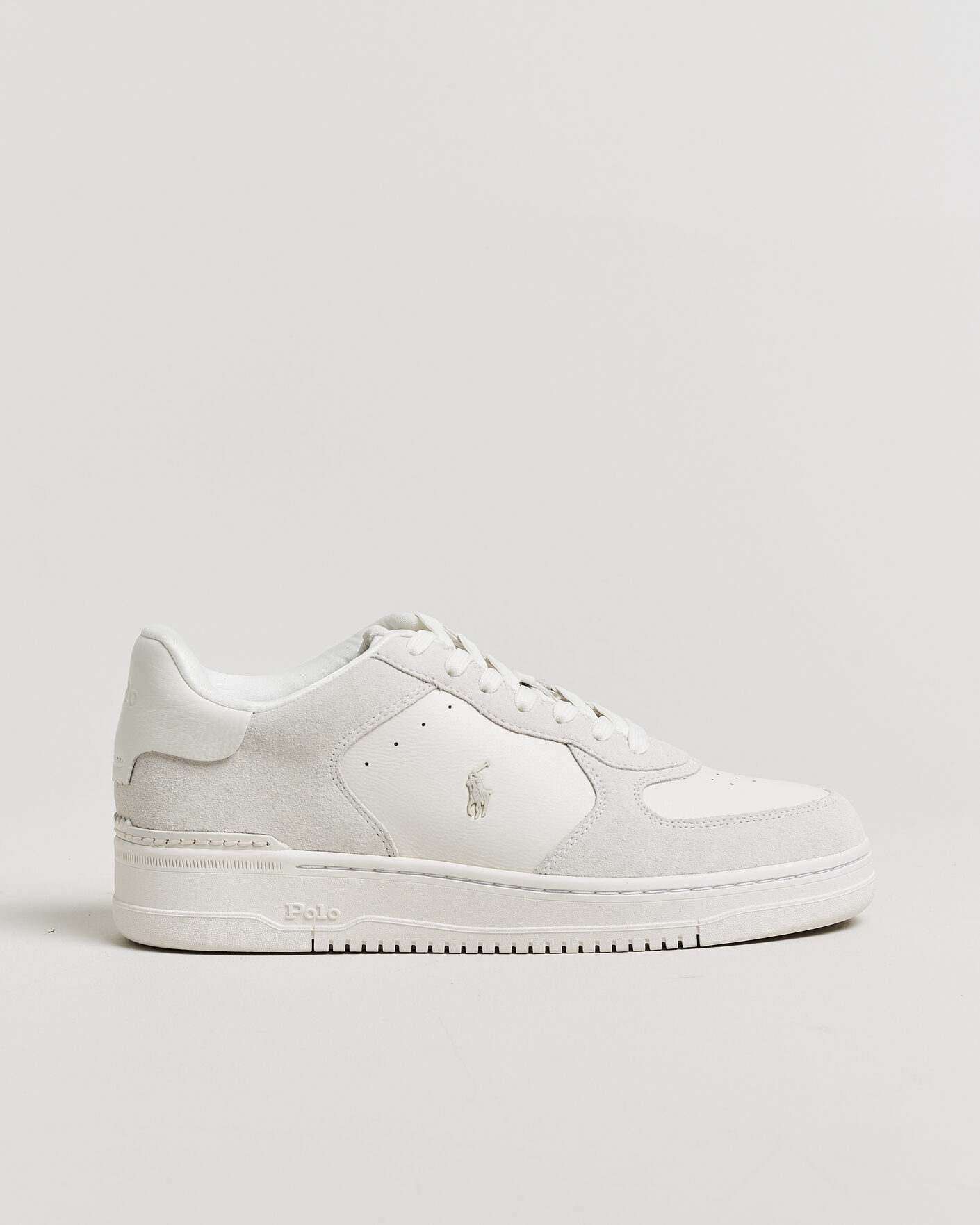 Heren | Sneakers | Polo Ralph Lauren | Masters Court Suede/Leather Sneakers Deckwash White