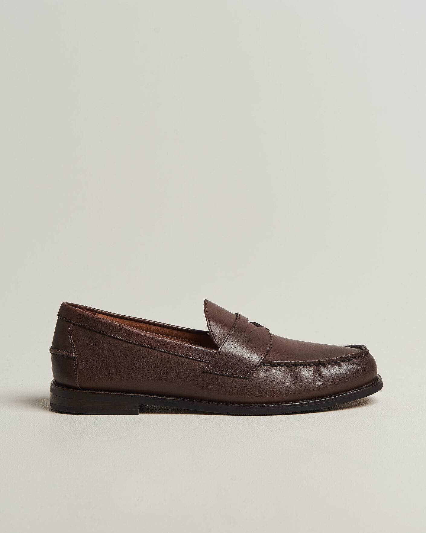 Heren | Instappers | Polo Ralph Lauren | Alston Penny Leather Loafers Dark Brown