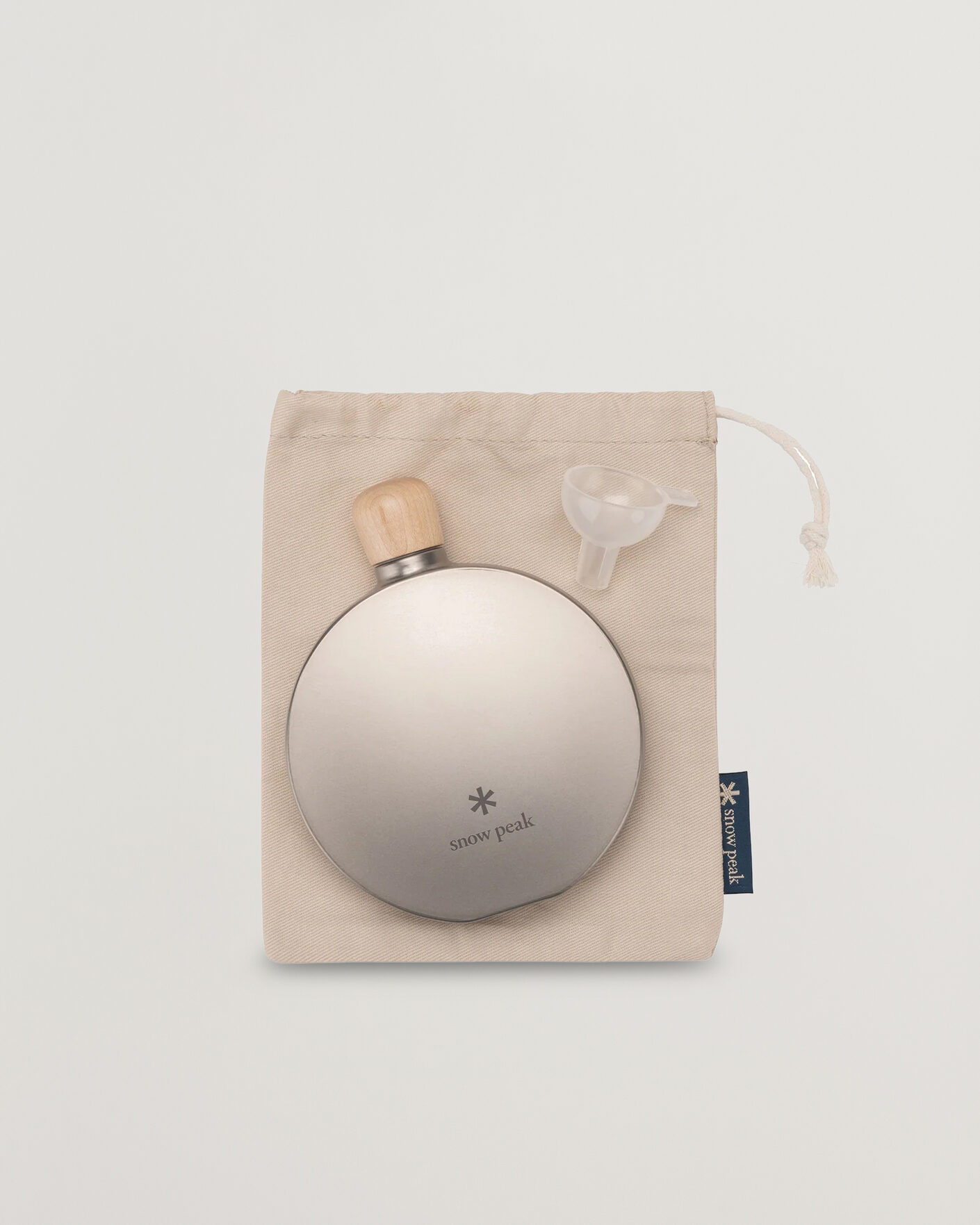 Heren | Outdoor living | Snow Peak | Curved Flask Titanium