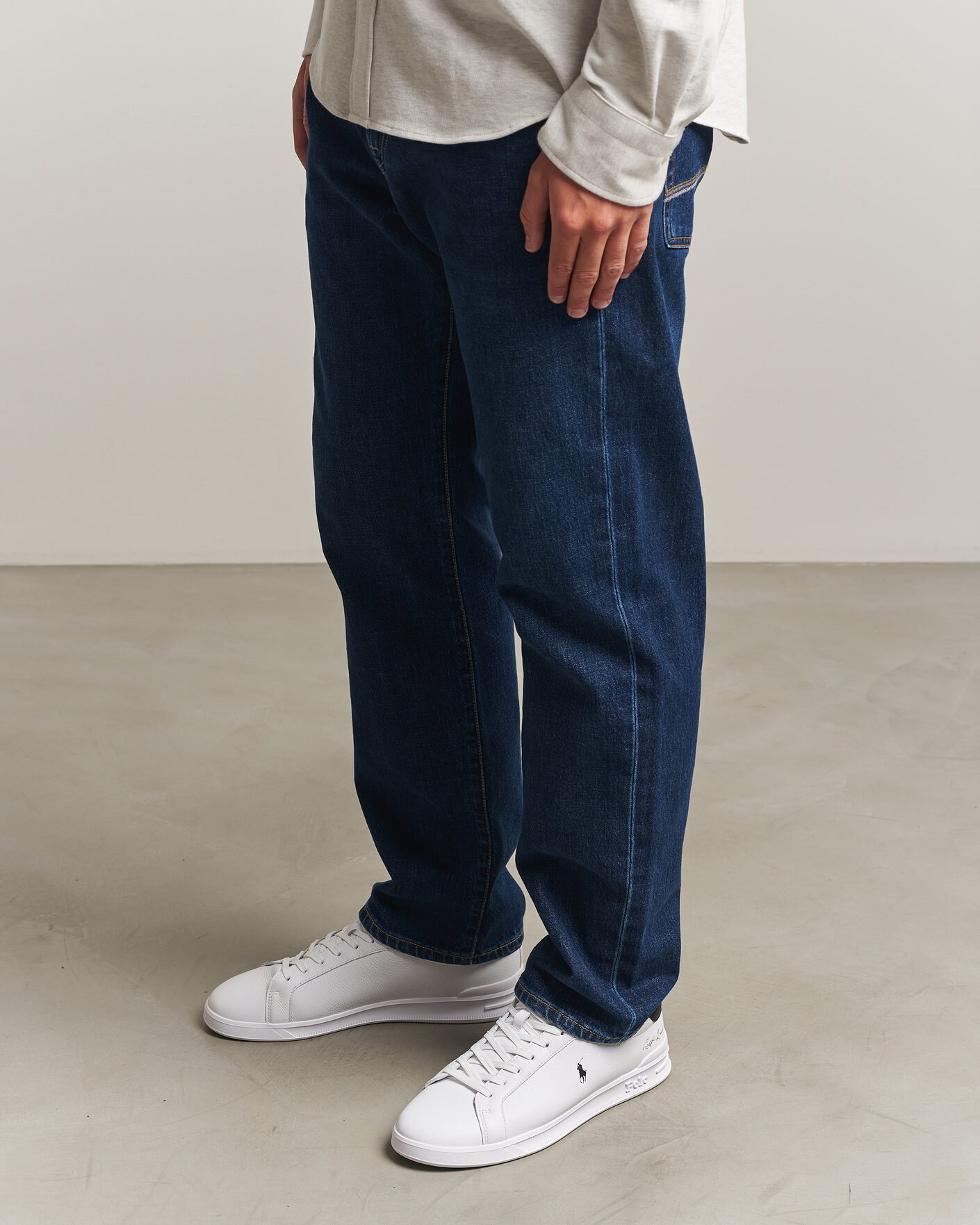 Heren | Sneakers | Polo Ralph Lauren | Heritage Court SIG Sneakers White/Black