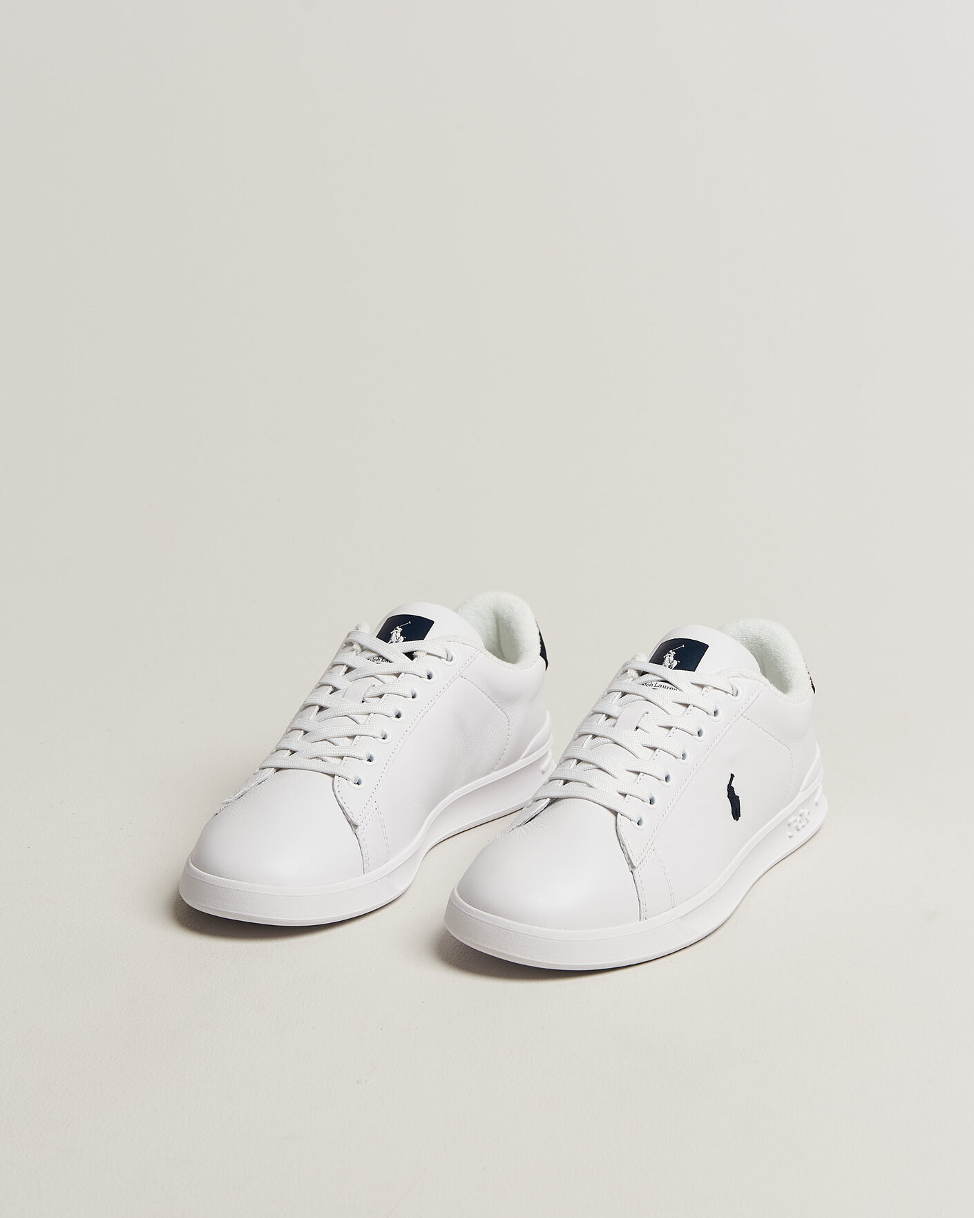 Homme | Baskets | Polo Ralph Lauren | Heritage Court III Sneakers White/Navy