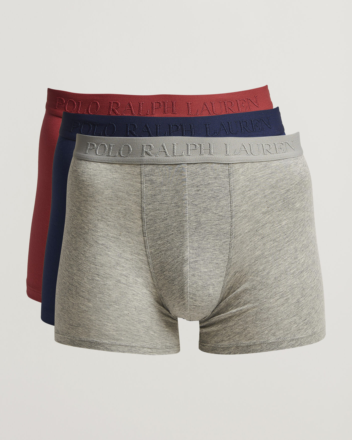 Homme | Sous-Vêtements Et Chaussettes | Polo Ralph Lauren | 3-Pack Boxer Briefs Navy/Red/Grey
