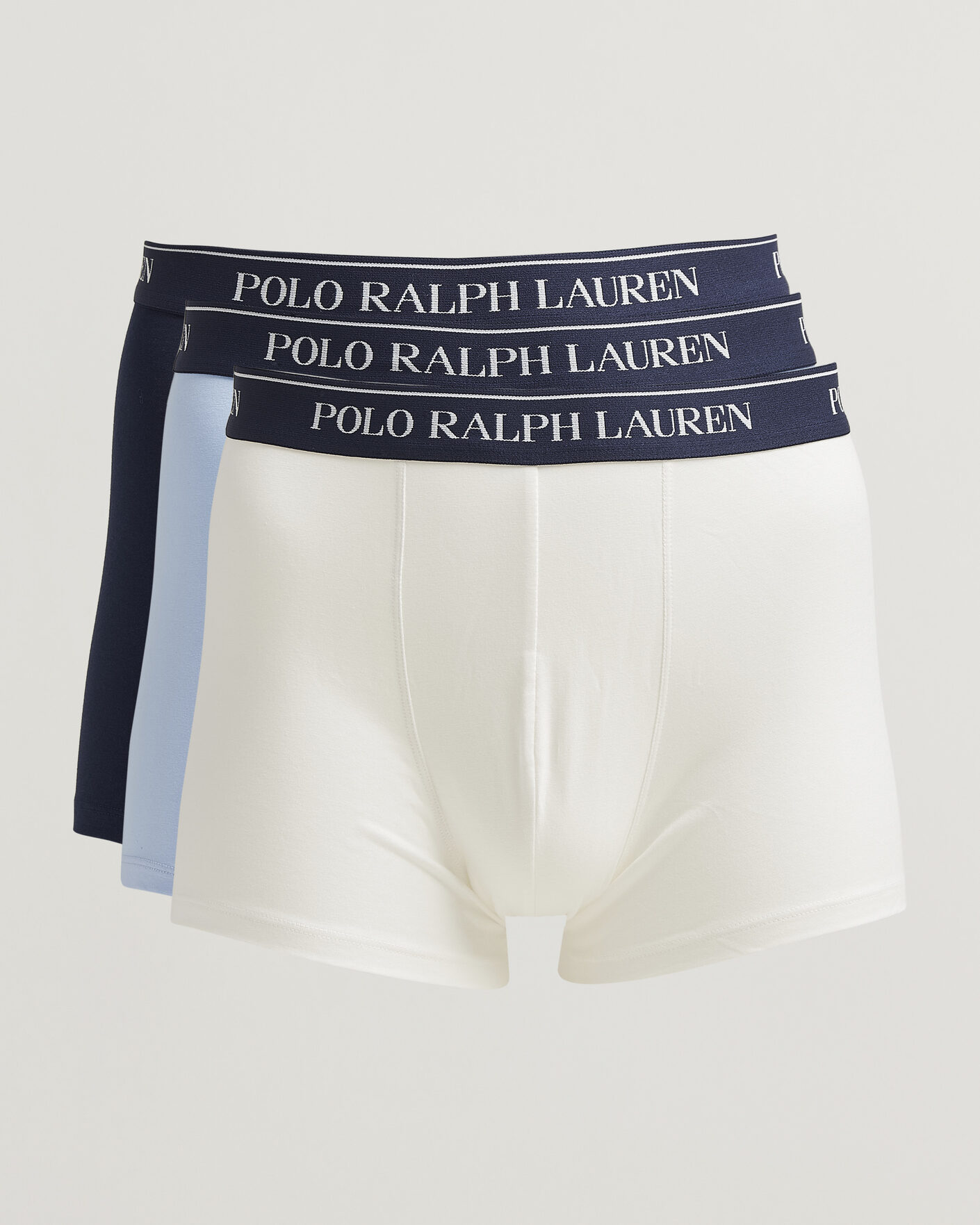 Homme | Sous-Vêtements Et Chaussettes | Polo Ralph Lauren | 3-Pack Trunks White/Blue/Navy