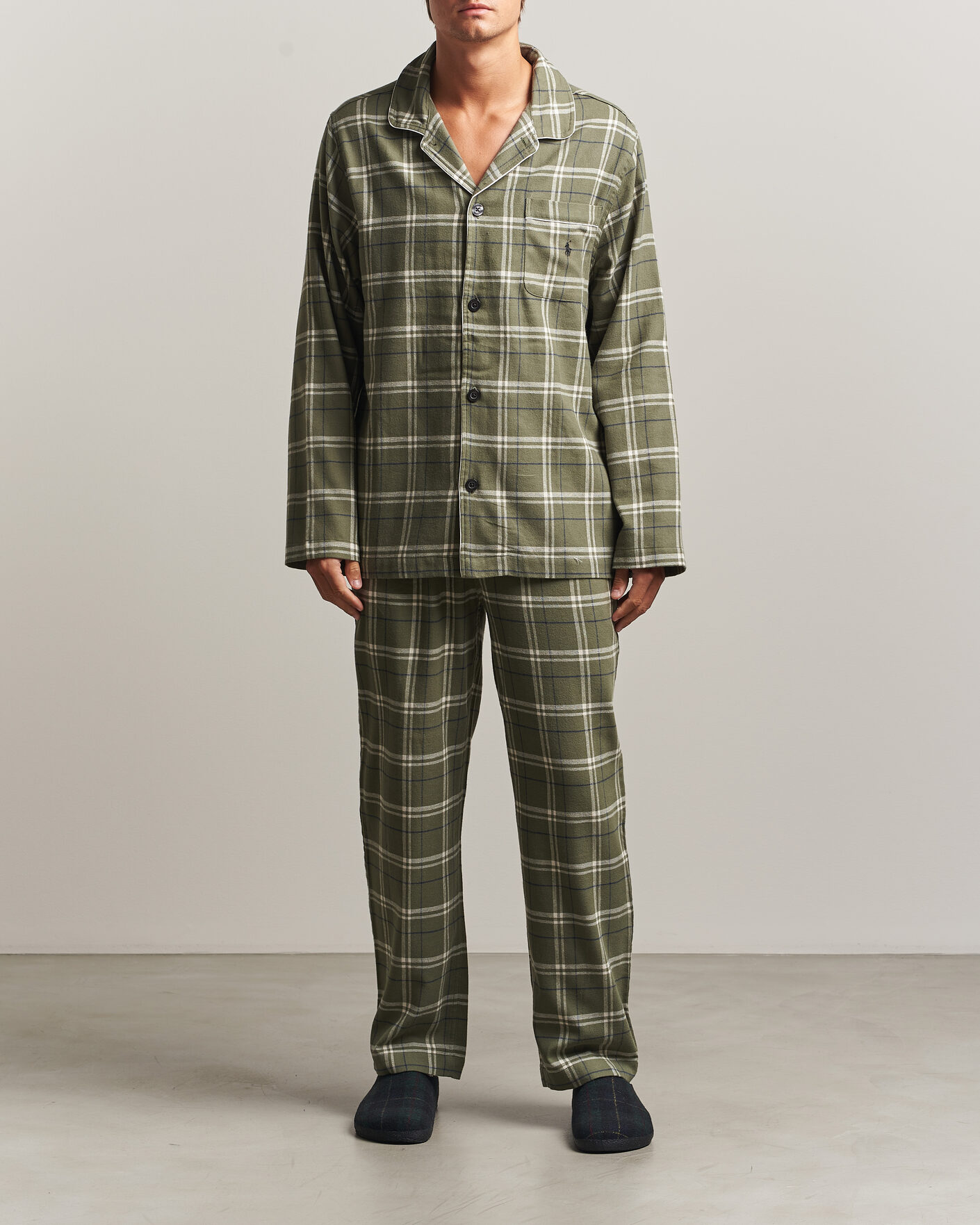 Homme | Peignoirs Et Pyjamas | Polo Ralph Lauren | Pyjamas Set Olive/Navy