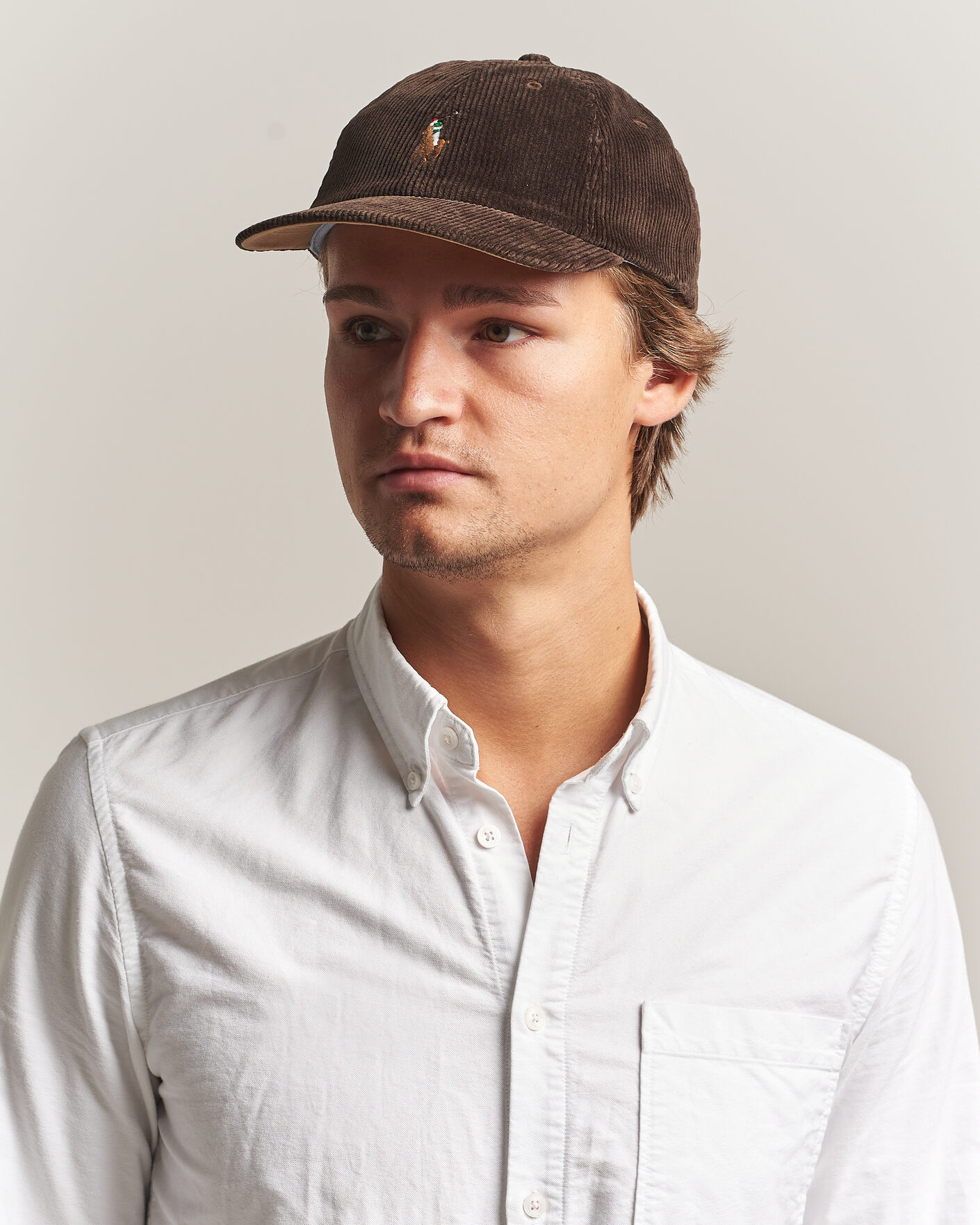 Heren | Hoeden en petten | Polo Ralph Lauren | Corduroy Cap Dark Beech