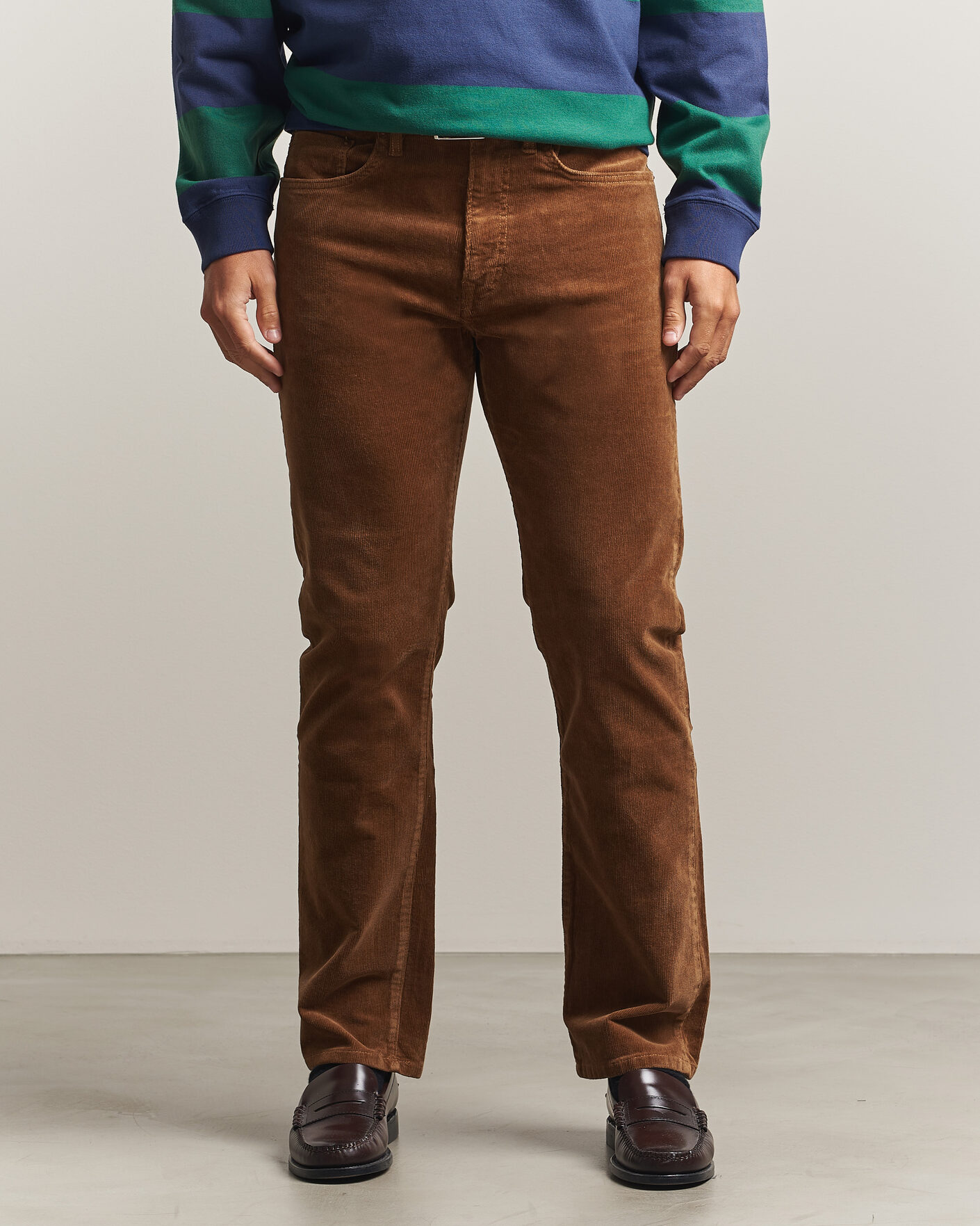 Heren | Broeken | Polo Ralph Lauren | Stretch Corduroy Straight Fit Pants Sepia