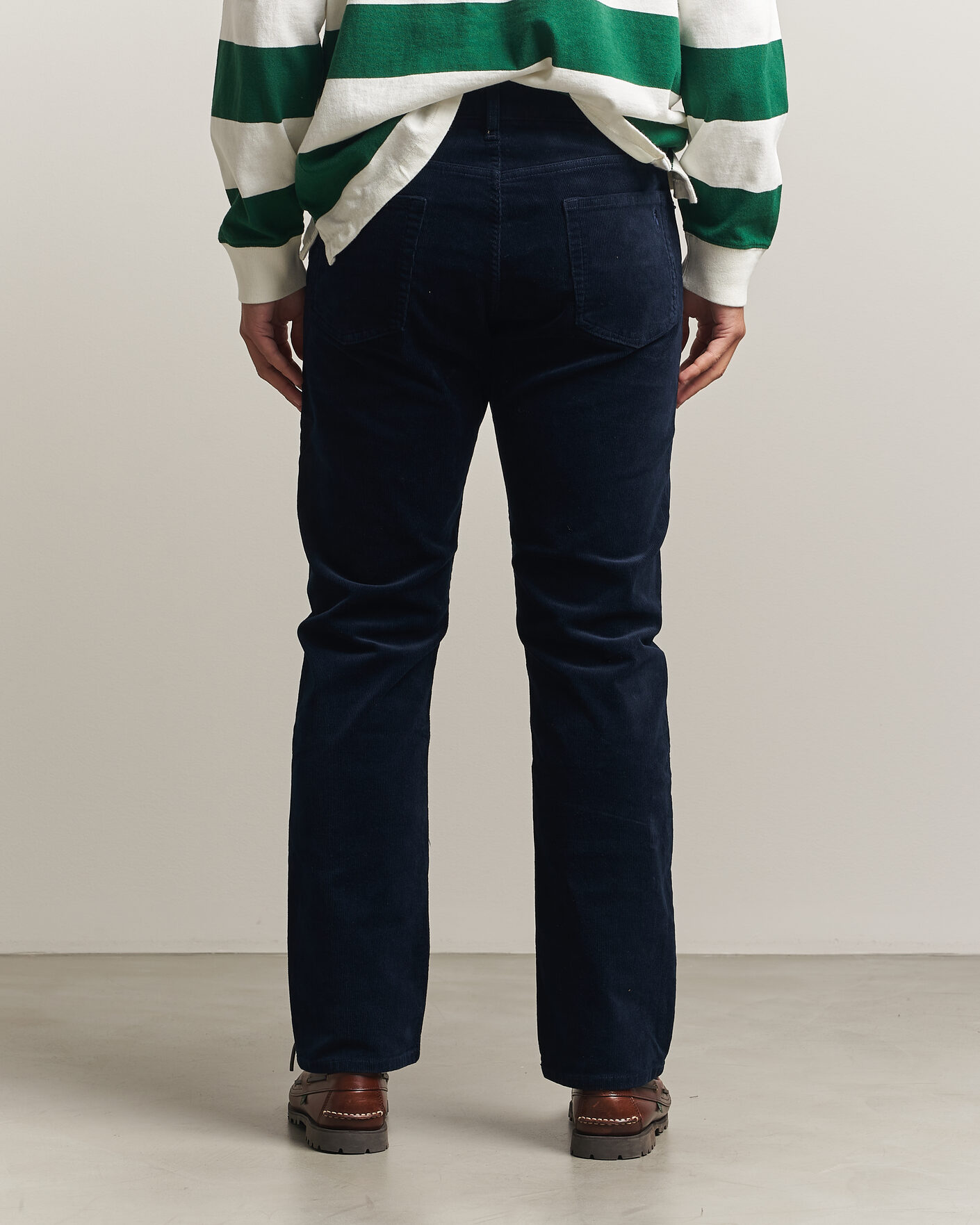 Homme | Pantalons | Polo Ralph Lauren | Stretch Corduroy Straight Fit Pants Aviator Navy