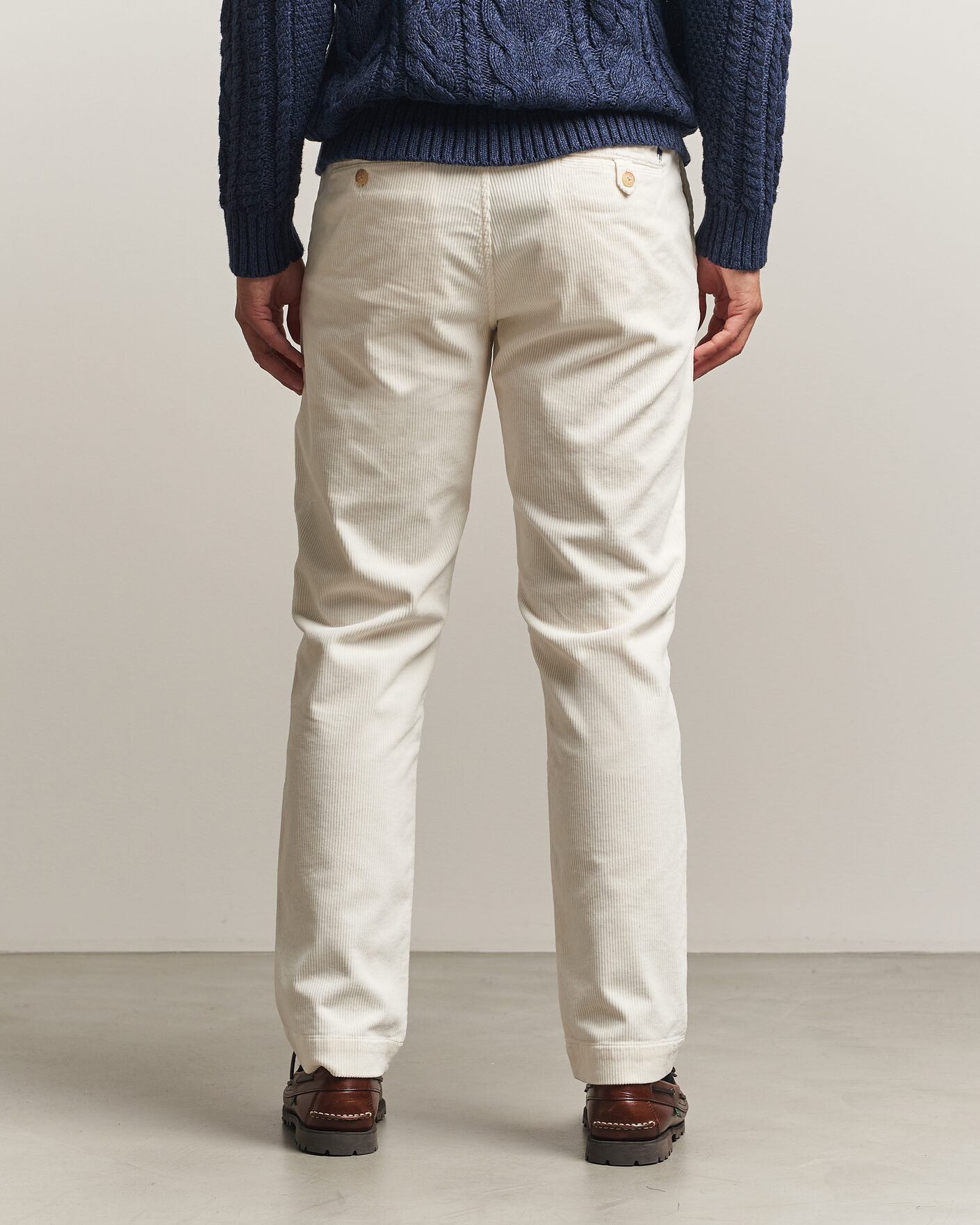 Heren | Broeken | Polo Ralph Lauren | Bedford Corduroy 5-Pocket Pants Warm White