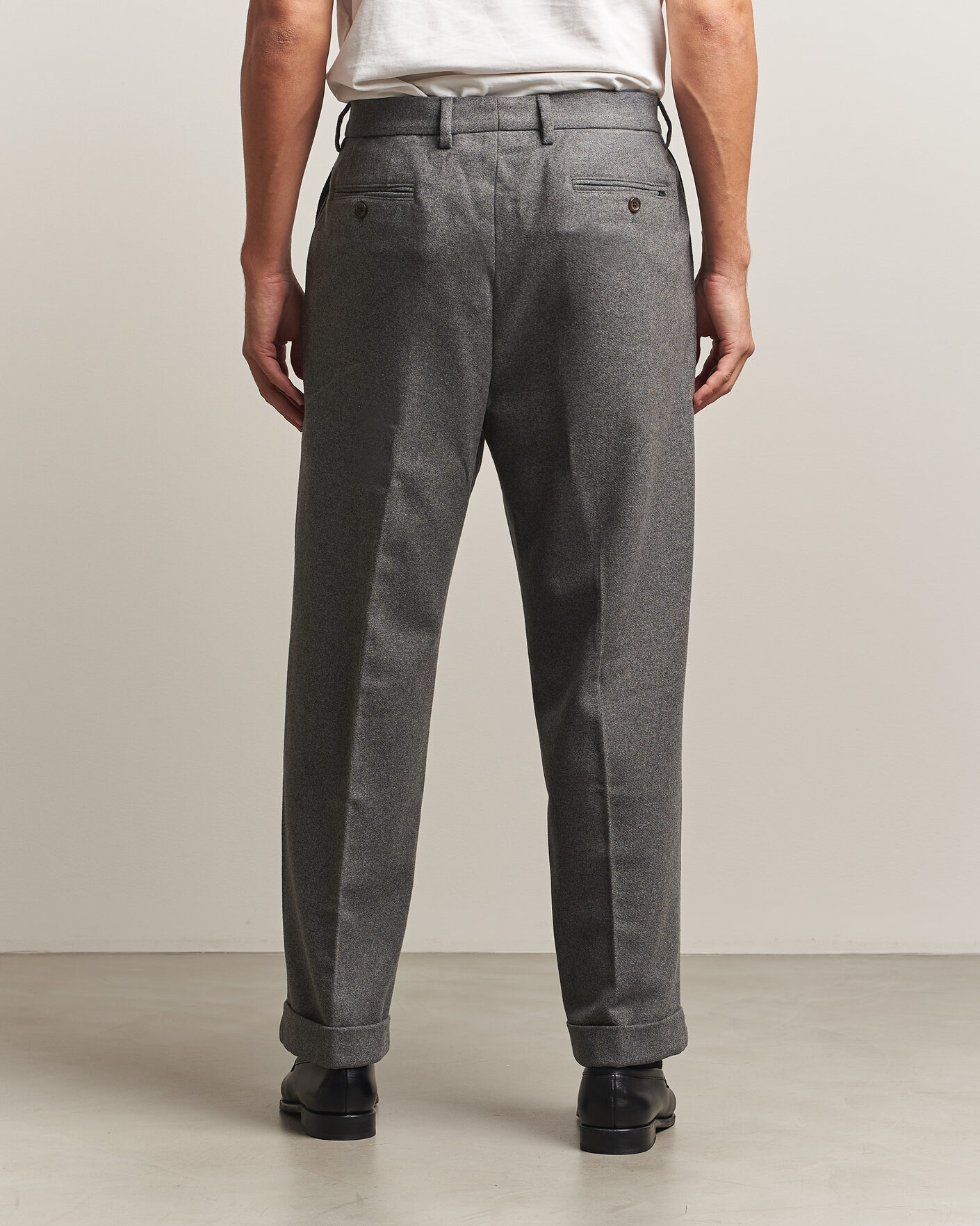 Homme | Pantalons | Polo Ralph Lauren | Flanell Blend Straight Fit Pants Medium Grey