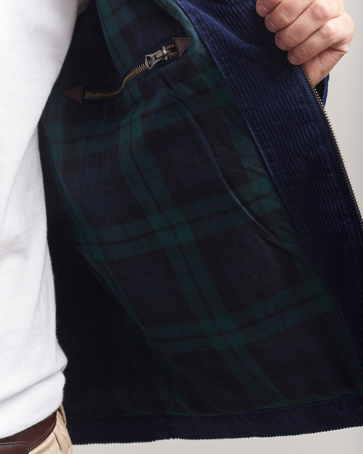 Heren | Jassen | Polo Ralph Lauren | Lined Corduroy Windbreaker Newport Navy