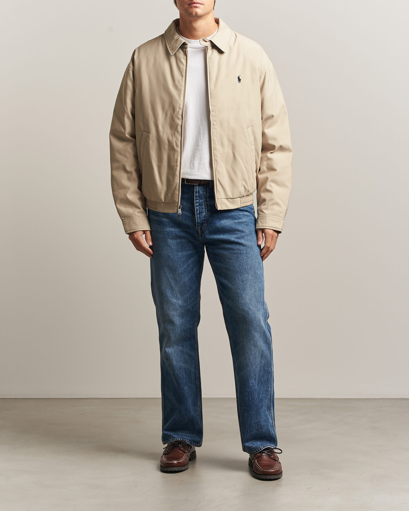 Homme | Manteaux Et Vestes | Polo Ralph Lauren | Woven Twill Windbreaker Khaki Uniform