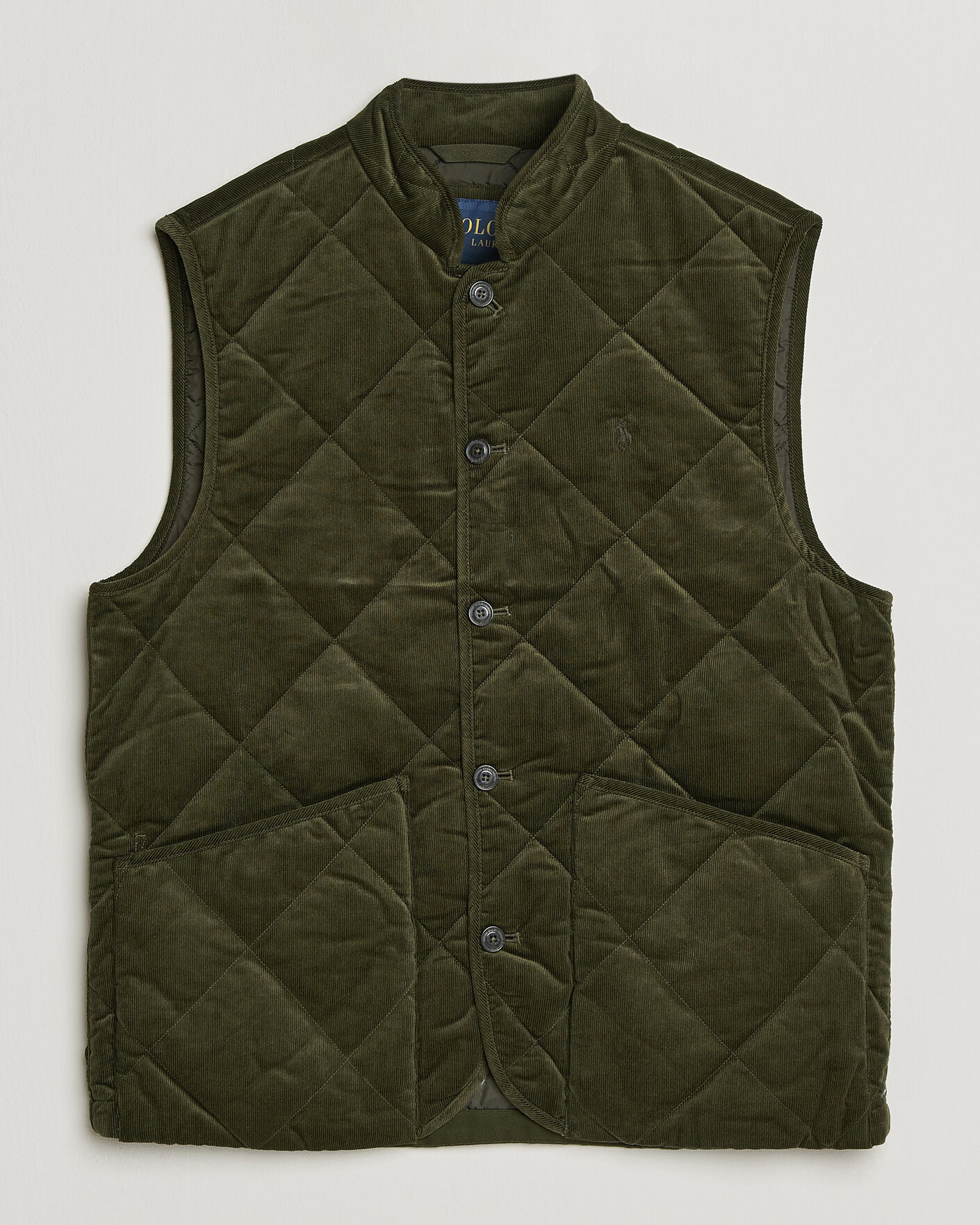 Homme | Gilets | Polo Ralph Lauren | Quilted Corduroy Vest Company Olive