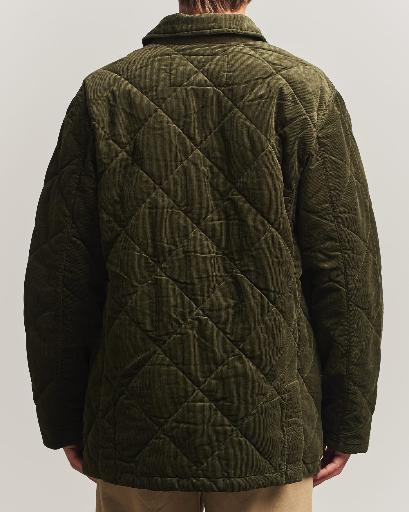 Homme | Manteaux Et Vestes | Polo Ralph Lauren | Quilted Corduroy Car Coat Company Olive
