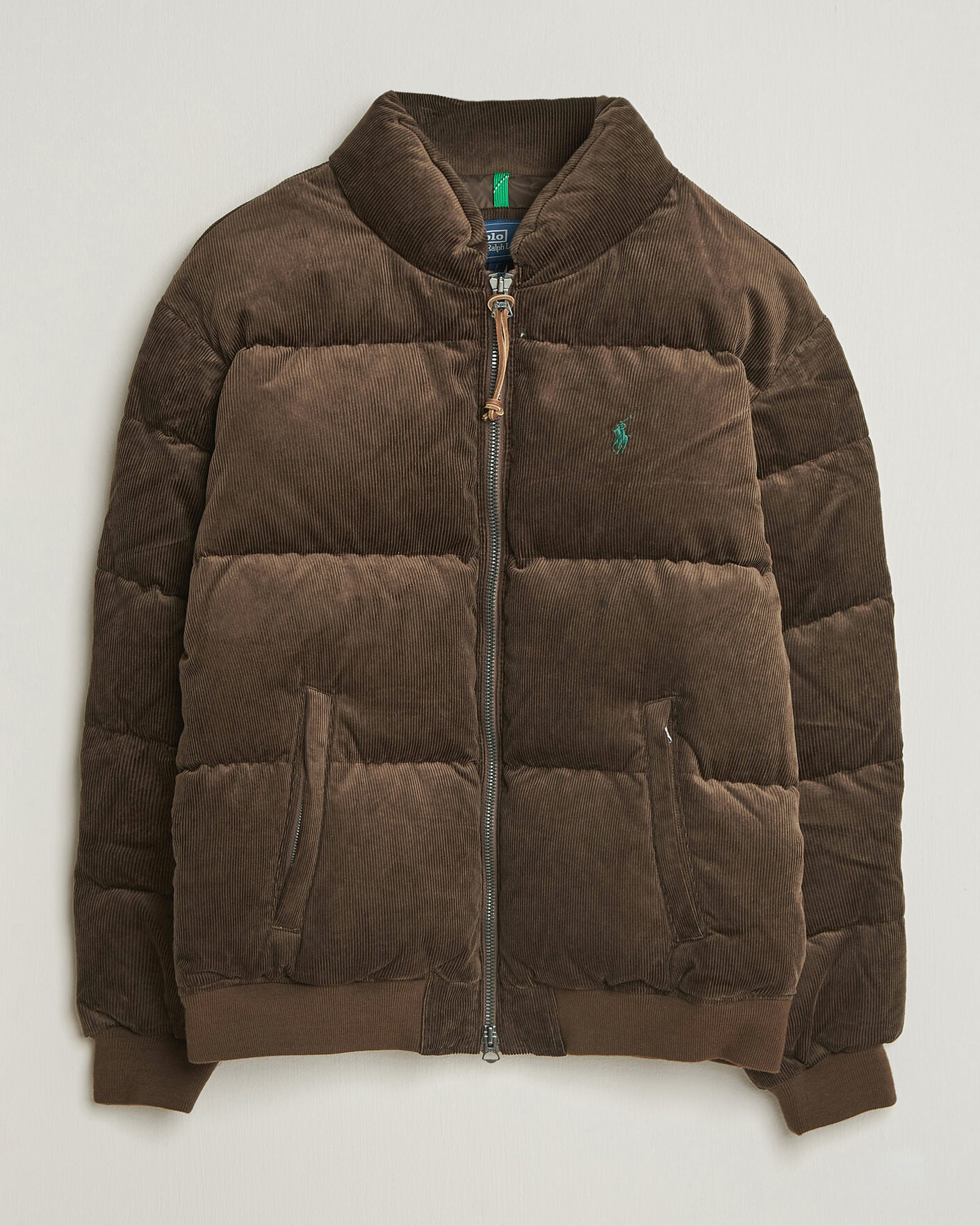 Homme | Manteaux Et Vestes | Polo Ralph Lauren | Corduroy Puffer Jacket Dark Beech