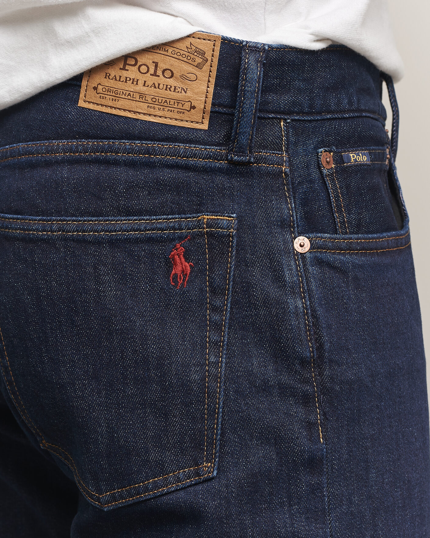 Homme | Jeans | Polo Ralph Lauren | Straight Fit Brushed Denim Jeans Westmorely