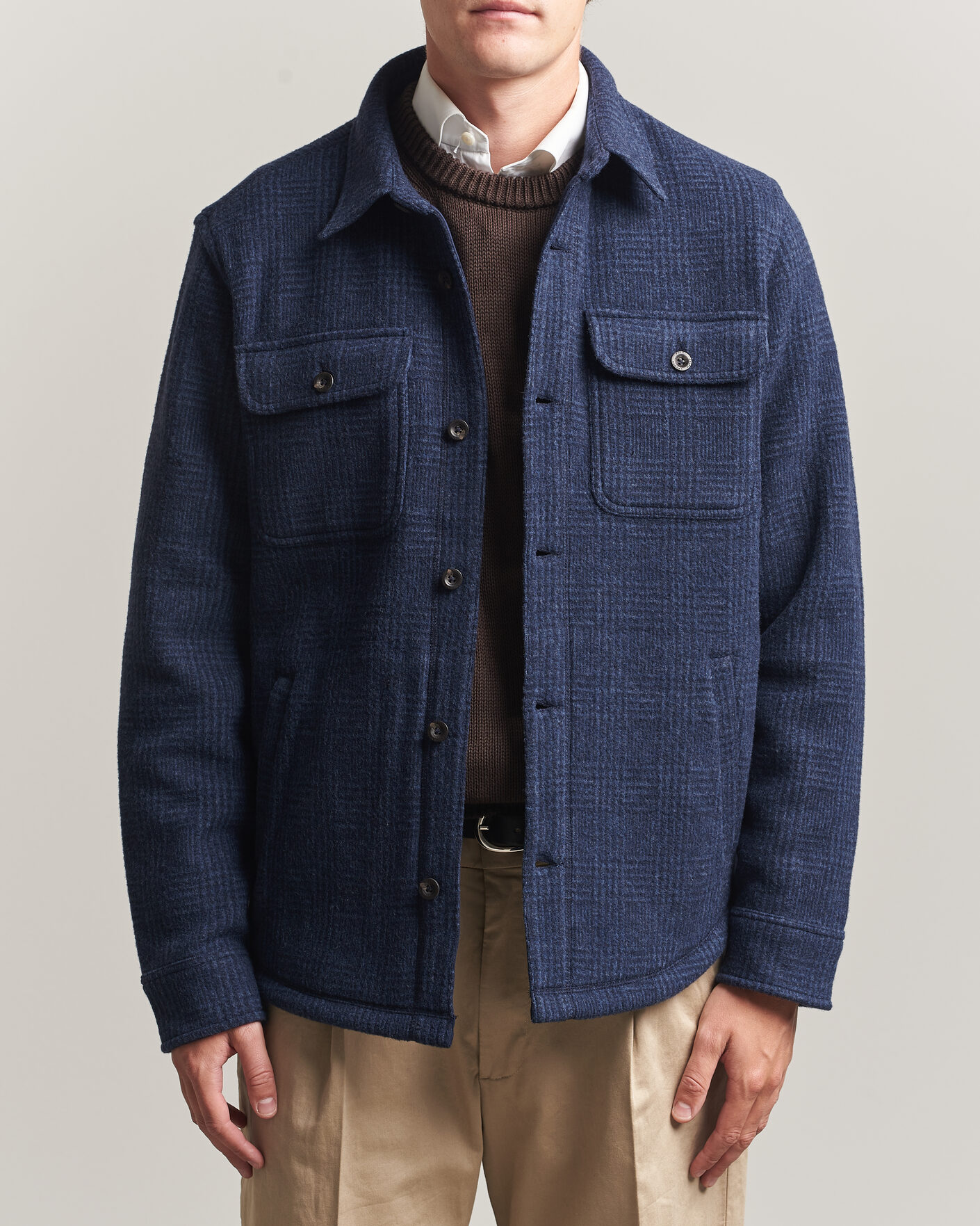 Heren | Overhemden | Polo Ralph Lauren | Hudson Brushed Shirt Navy