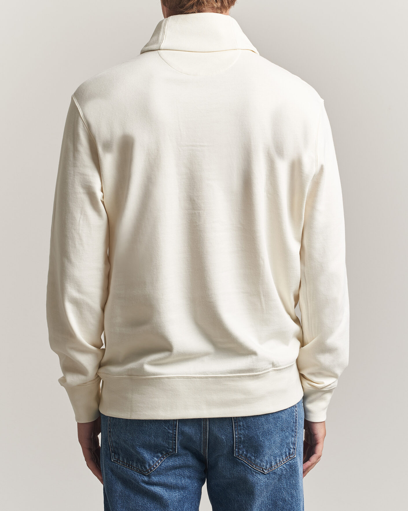 Heren | Truien | Polo Ralph Lauren | Double Knitted Shawl Collar Sweater Pale Cream