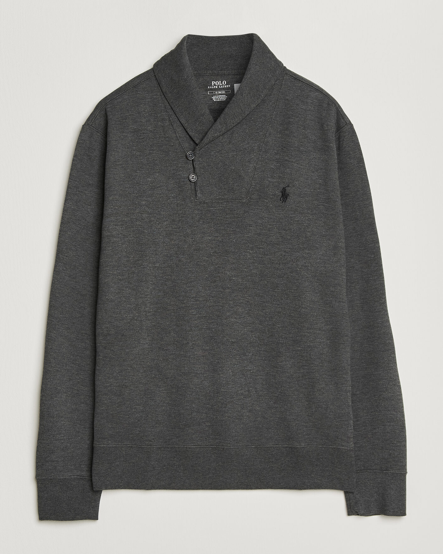 Heren | Truien | Polo Ralph Lauren | Double Knitted Shawl Collar Sweater Windsor Heather