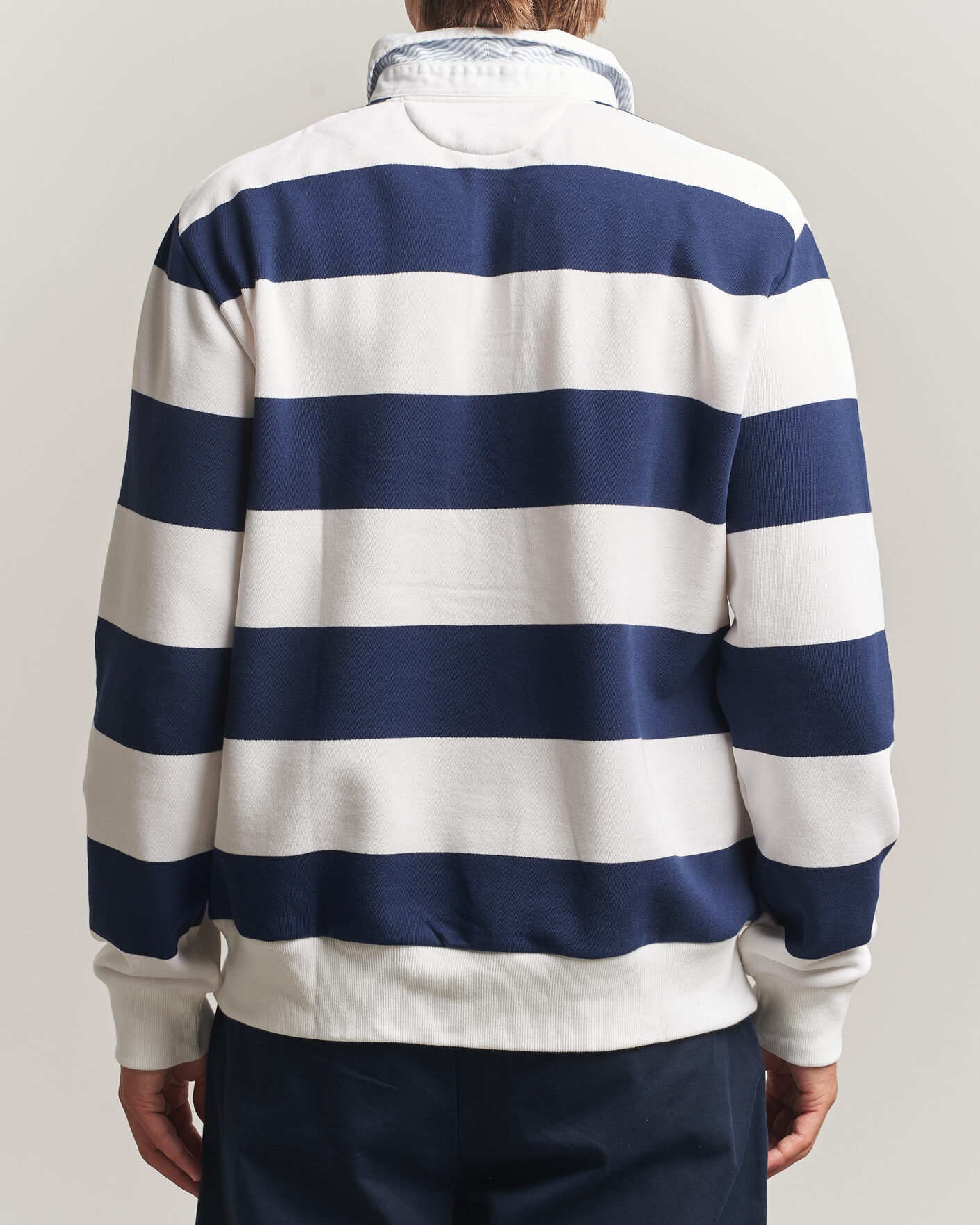 Homme | Pulls Et Tricots | Polo Ralph Lauren | Rugby Shirt Newport Navy/White