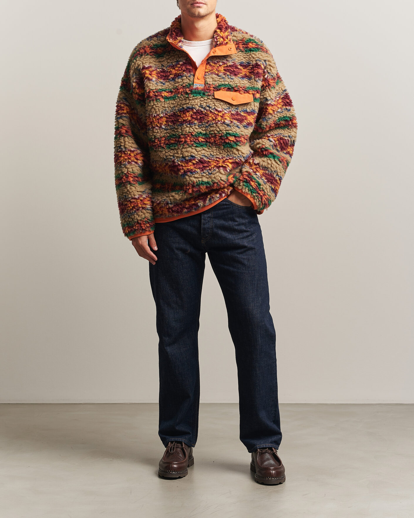 Homme | Pulls Et Tricots | Polo Ralph Lauren | Shaggy Hi Pile Red Rock Fairisle