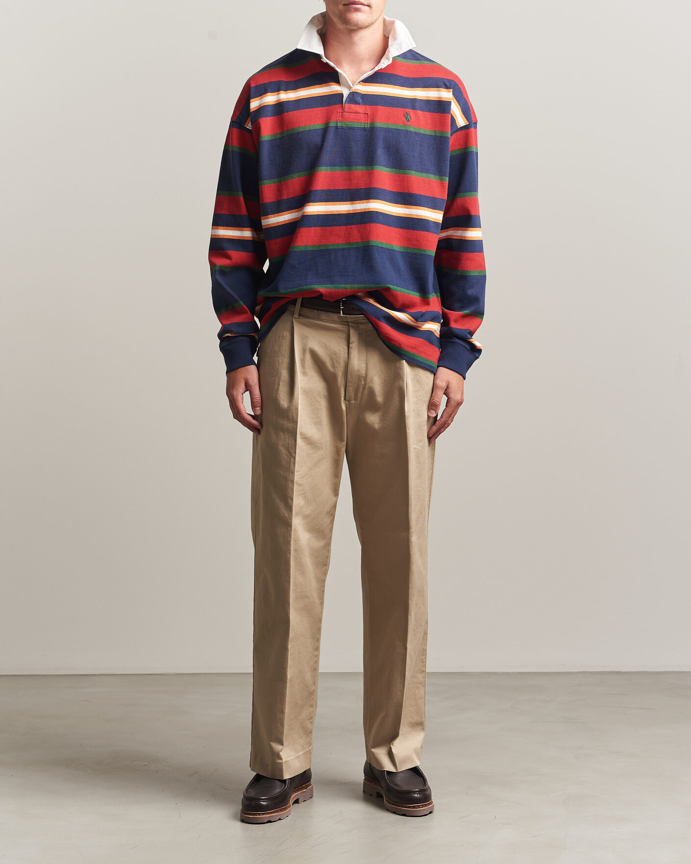Homme | Pulls Et Tricots | Polo Ralph Lauren | Knitted Rugby Pullover Newport Navy Multi