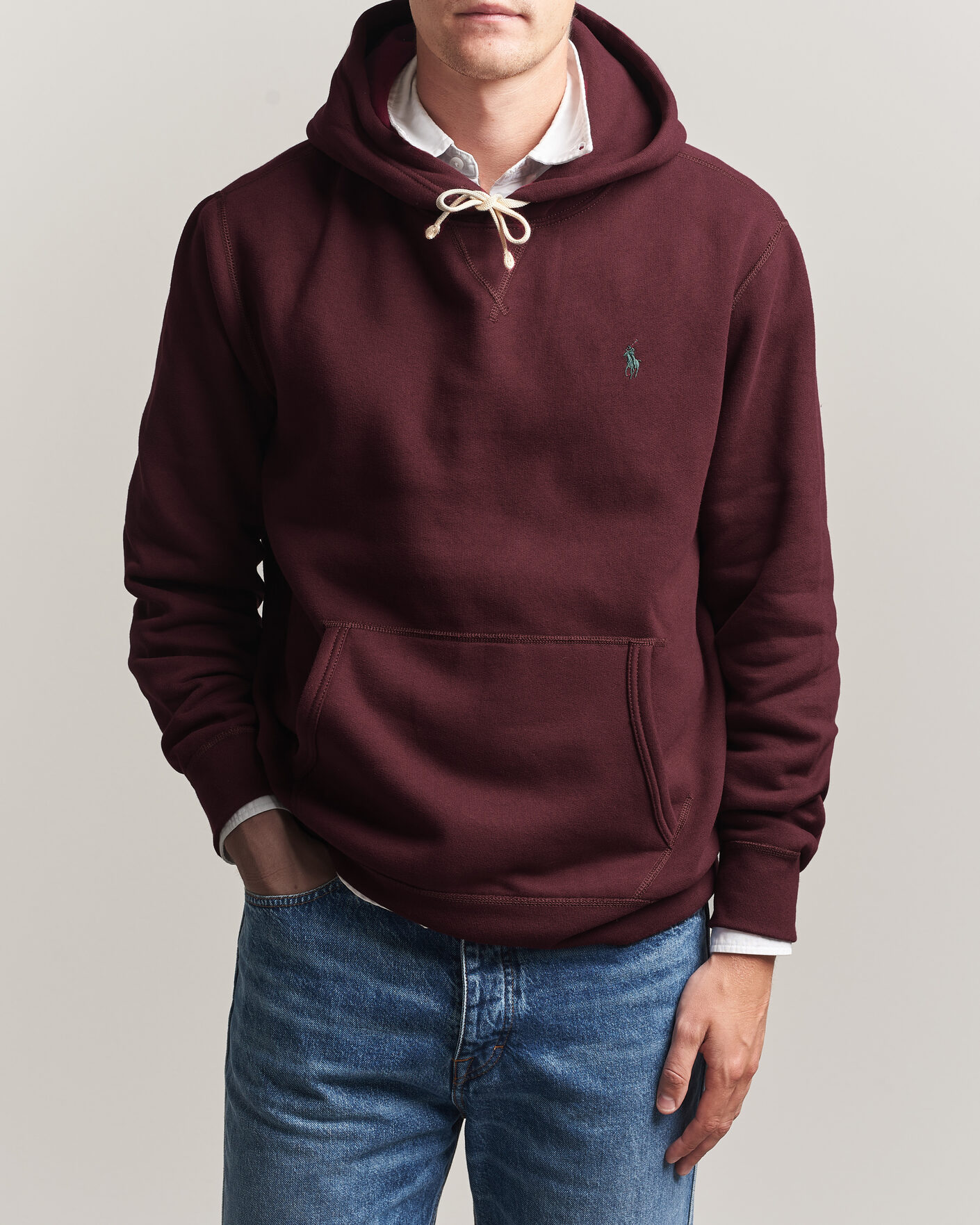 Homme | Pulls Et Tricots | Polo Ralph Lauren | RL Fleece Hoodie Classic Wine