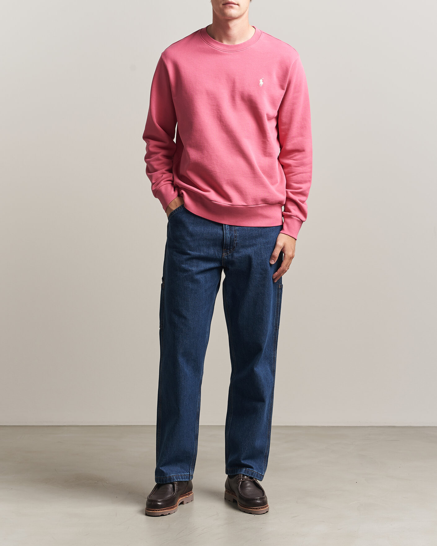 Homme | Pulls Et Tricots | Polo Ralph Lauren | Loopback Terry Sweatshirt Terrance Pink