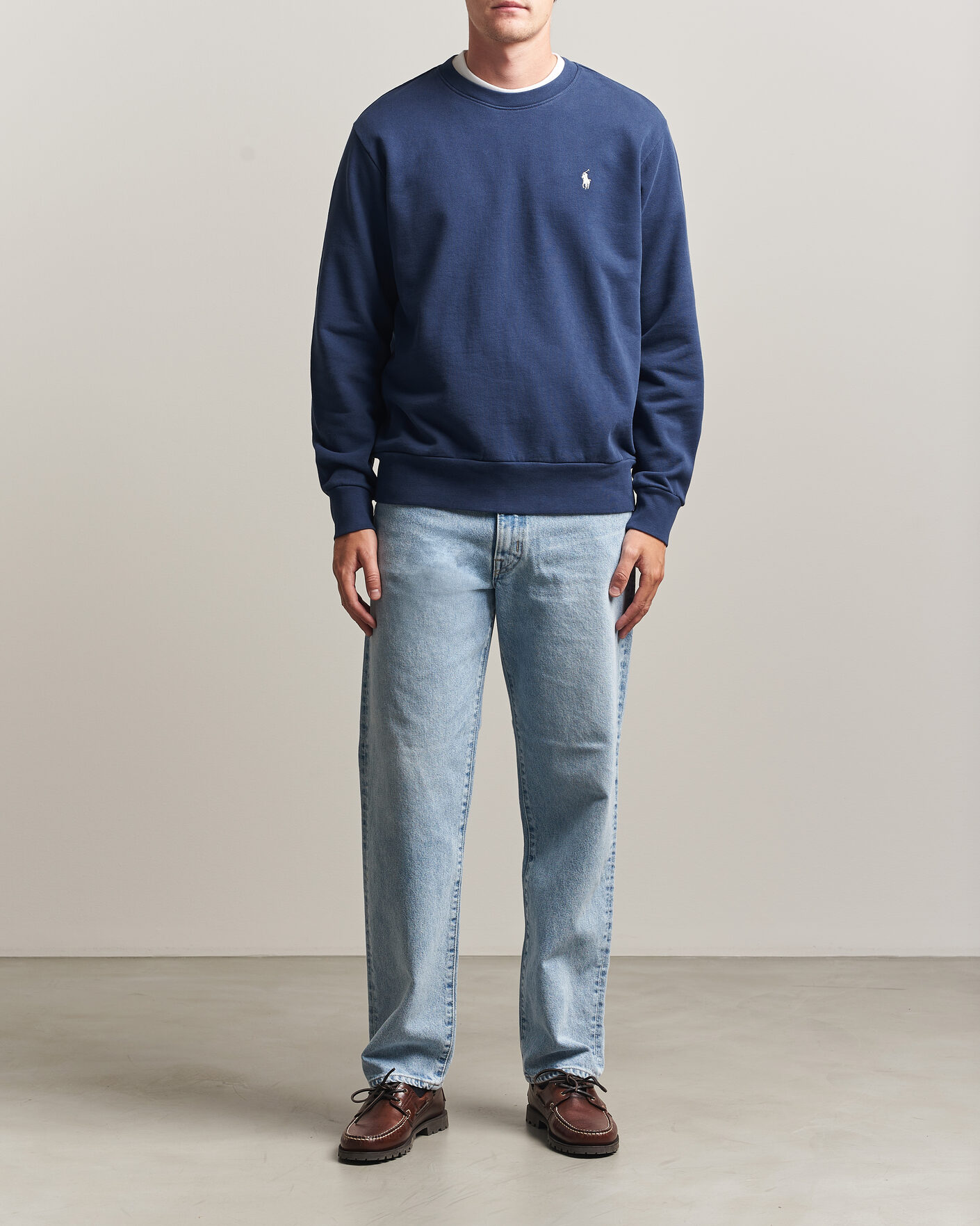 Homme | Pulls Et Tricots | Polo Ralph Lauren | Loopback Terry Sweatshirt Cruise Navy