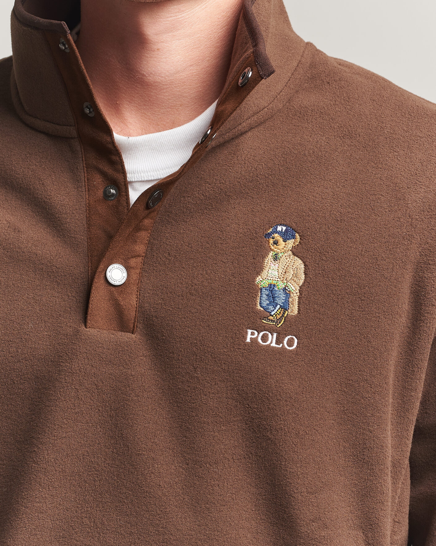 Heren | Truien | Polo Ralph Lauren | Fleece Pullover Sweatshirt Luggage Brown