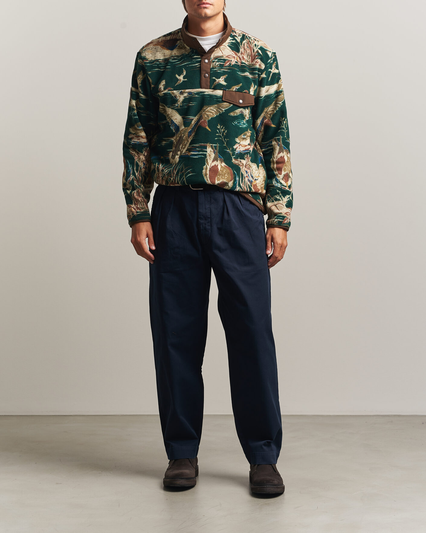 Homme | Pulls Et Tricots | Polo Ralph Lauren | Printed Vintage Fleece Pullover Duck Pond Scenic