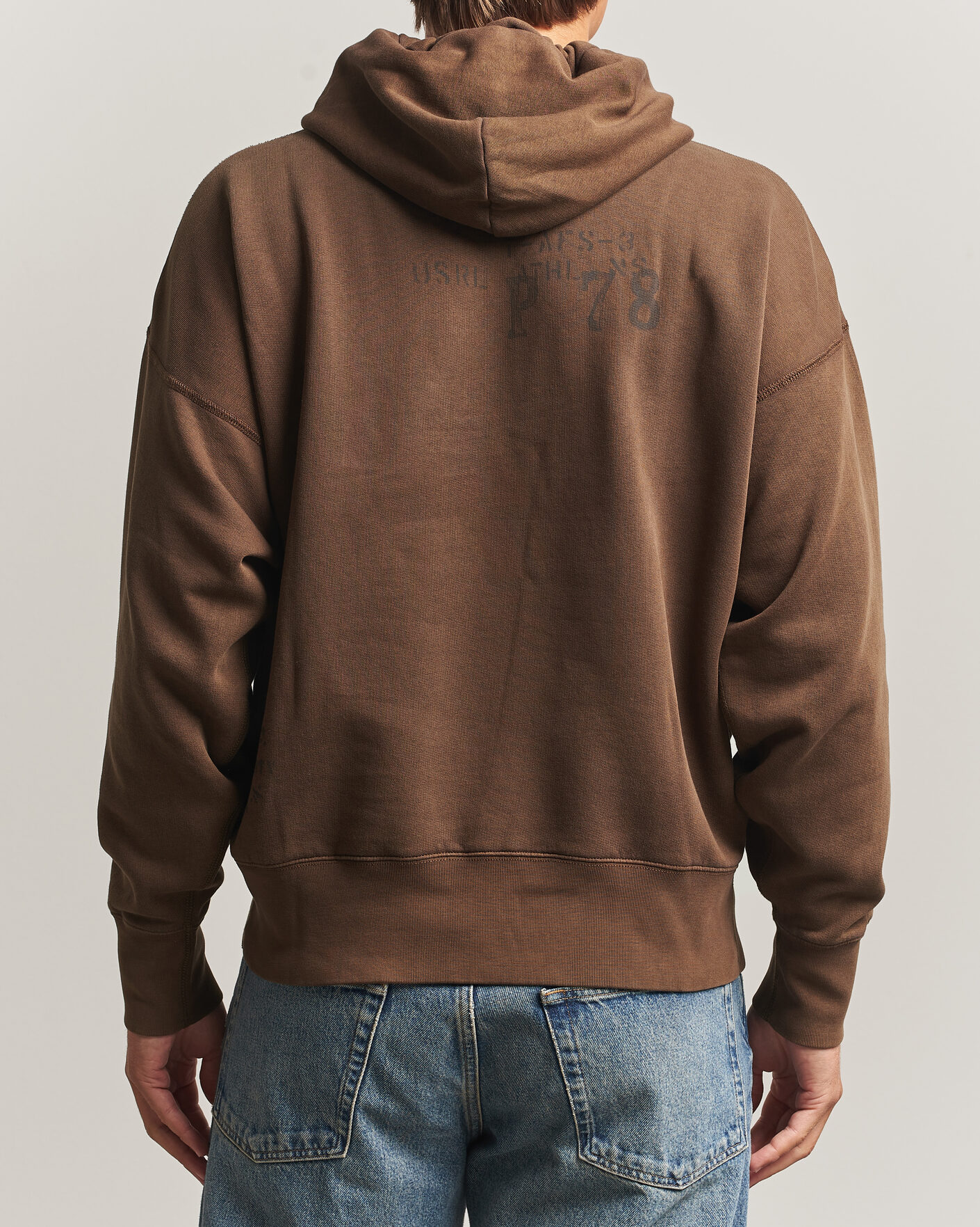 Homme | Pulls Et Tricots | Polo Ralph Lauren | Fleece Printed Hoodie Court Brown
