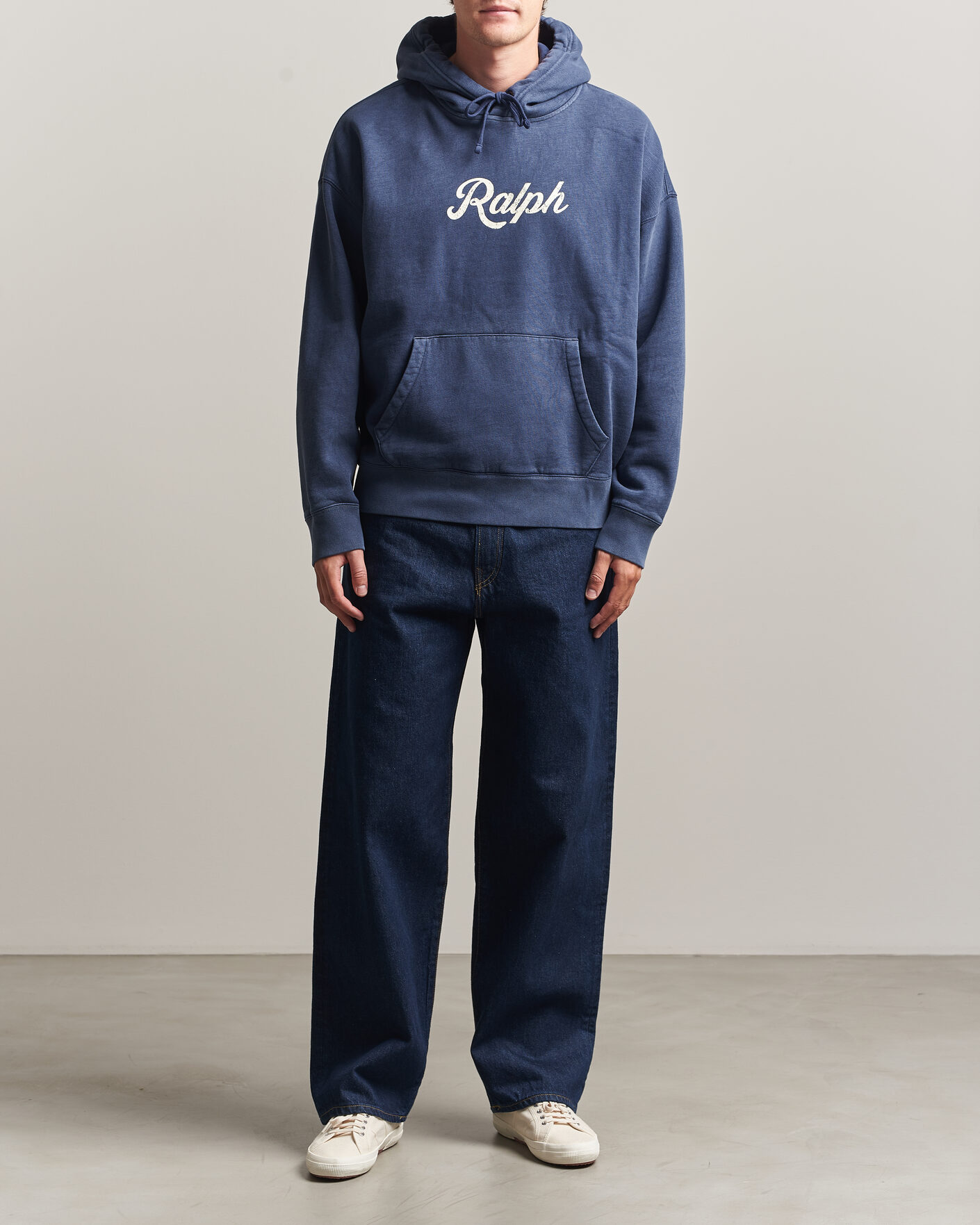 Heren | Truien | Polo Ralph Lauren | Vintage Fleece Logo Hoodie Dark Cobalt
