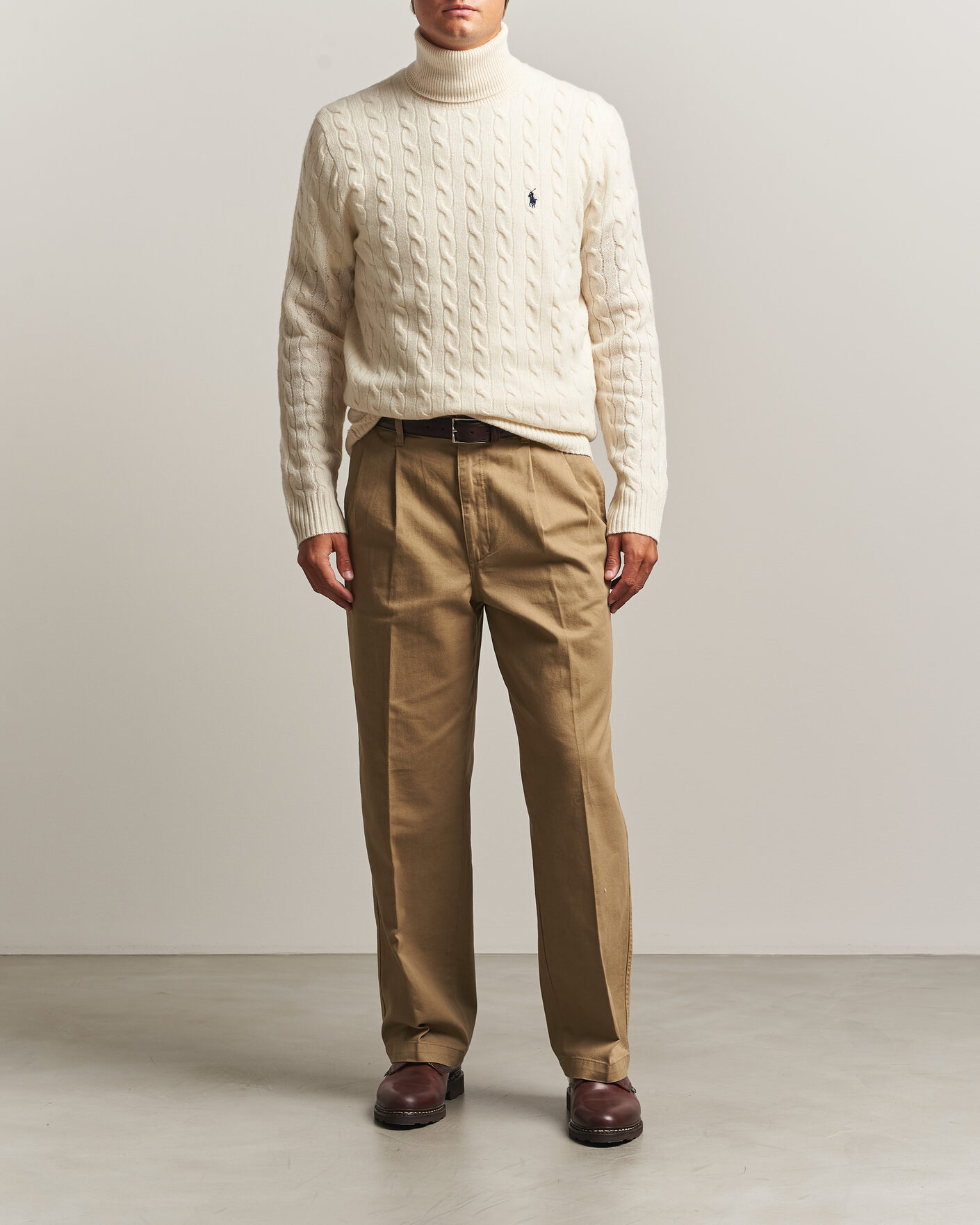 Homme | Pulls Et Tricots | Polo Ralph Lauren | Wool/Cashmere Rollneck Andover Cream