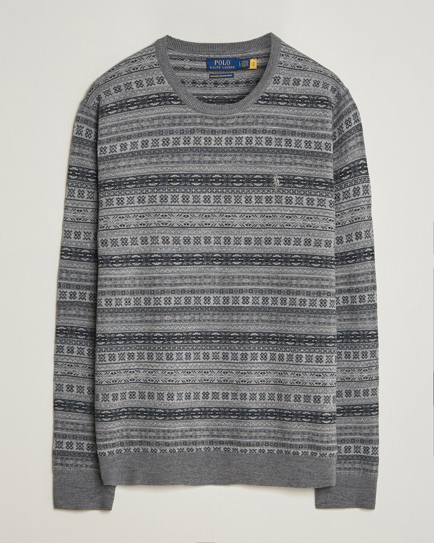 Homme | Pulls Et Tricots | Polo Ralph Lauren | Fair Isle Merino Sweater Grey Combo