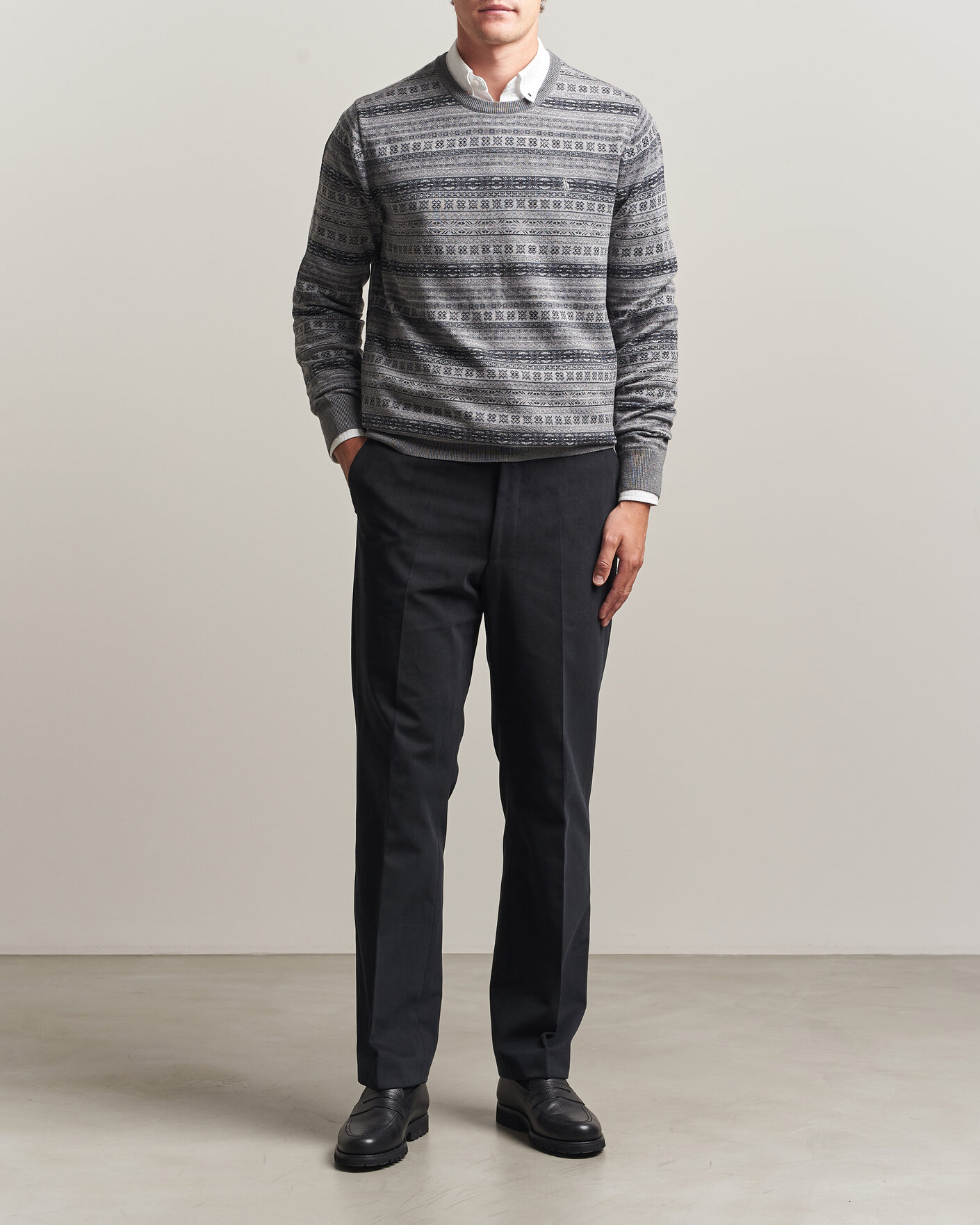 Homme | Pulls Et Tricots | Polo Ralph Lauren | Fair Isle Merino Sweater Grey Combo