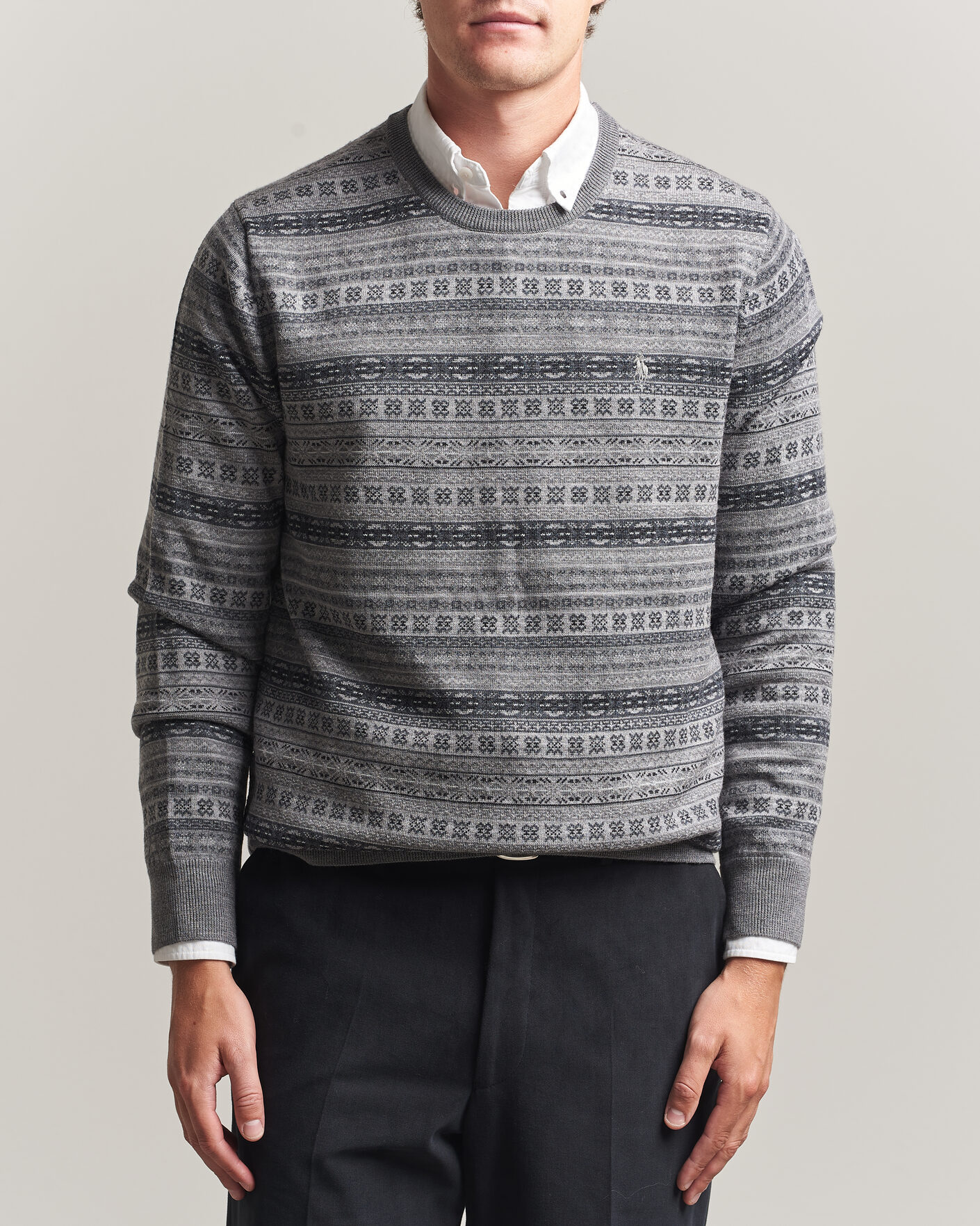 Homme | Pulls Et Tricots | Polo Ralph Lauren | Fair Isle Merino Sweater Grey Combo