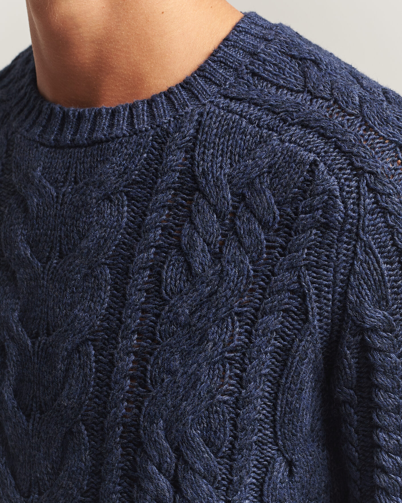 Homme | Pulls Et Tricots | Polo Ralph Lauren | Cotton Marl Pullover Navy Combo