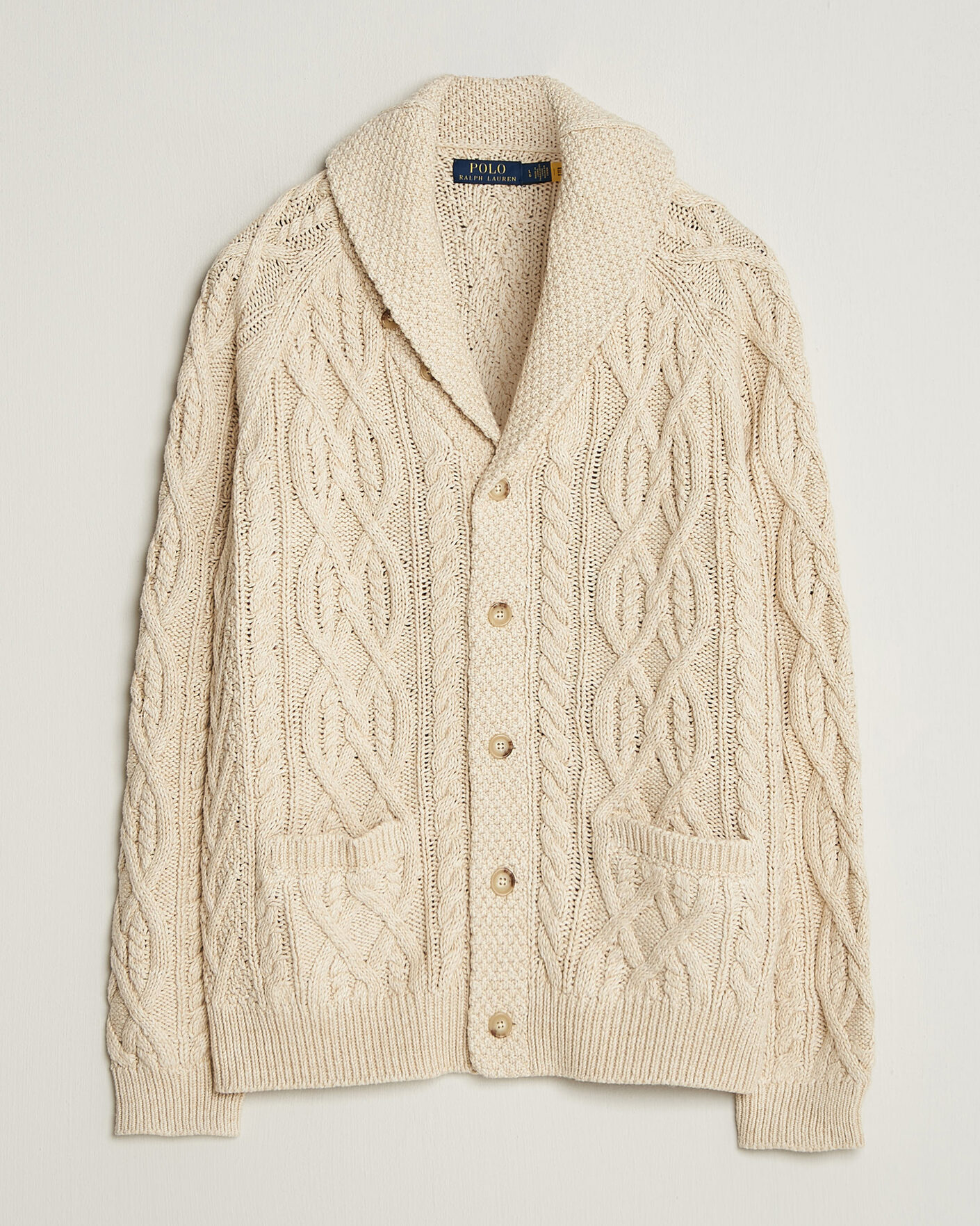 Homme | Pulls Et Tricots | Polo Ralph Lauren | Cotton Marl Cardigan Oatmeal Combo