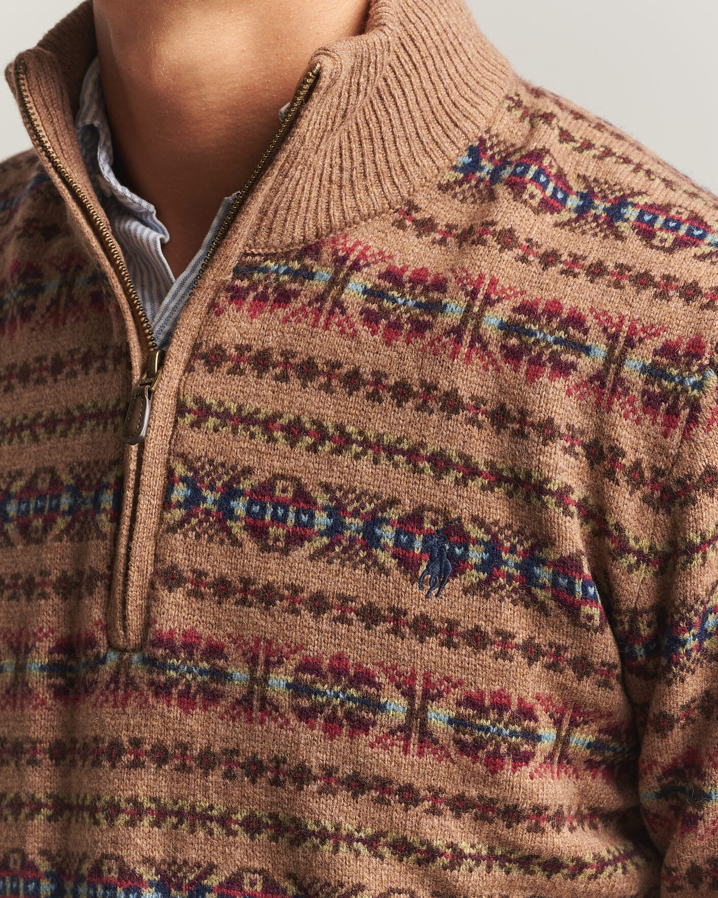 Homme | Pulls Et Tricots | Polo Ralph Lauren | Fair Isle Wool Half-Zip Multi Combo
