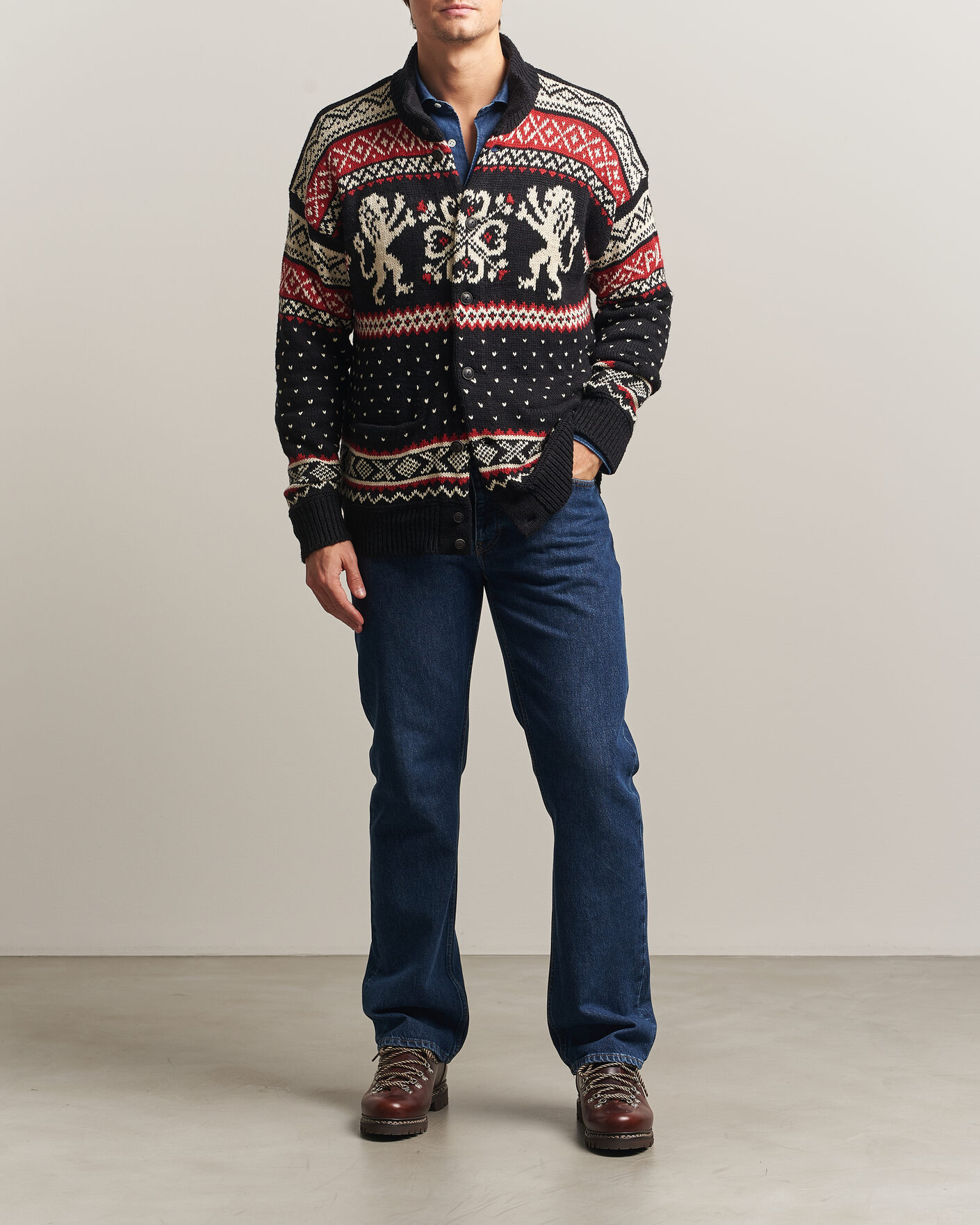 Homme | Pulls Et Tricots | Polo Ralph Lauren | Cotton/Cashmere Cardigan Black Combo