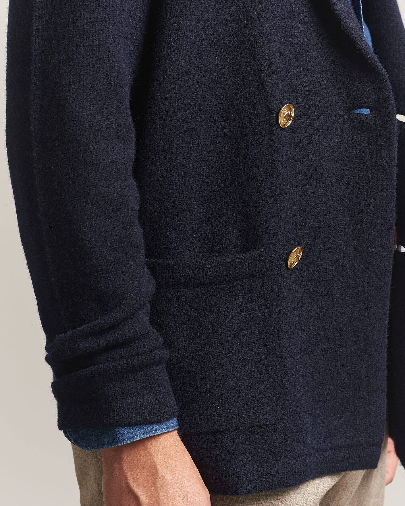 Homme | Pulls Et Tricots | Polo Ralph Lauren | Double Breasted Cashmere Cardigan Aviator Navy