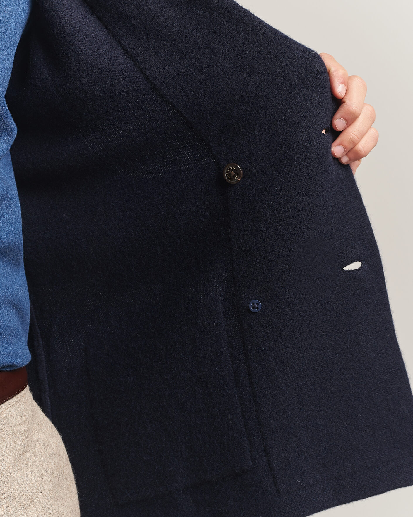 Homme | Pulls Et Tricots | Polo Ralph Lauren | Double Breasted Cashmere Cardigan Aviator Navy