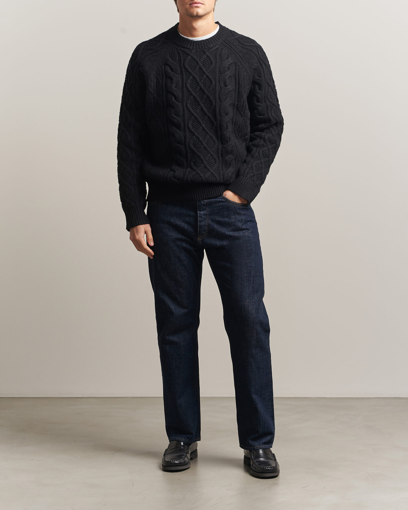 Homme | Pulls Et Tricots | Polo Ralph Lauren | Wool/Alpaca Pullover Polo Black