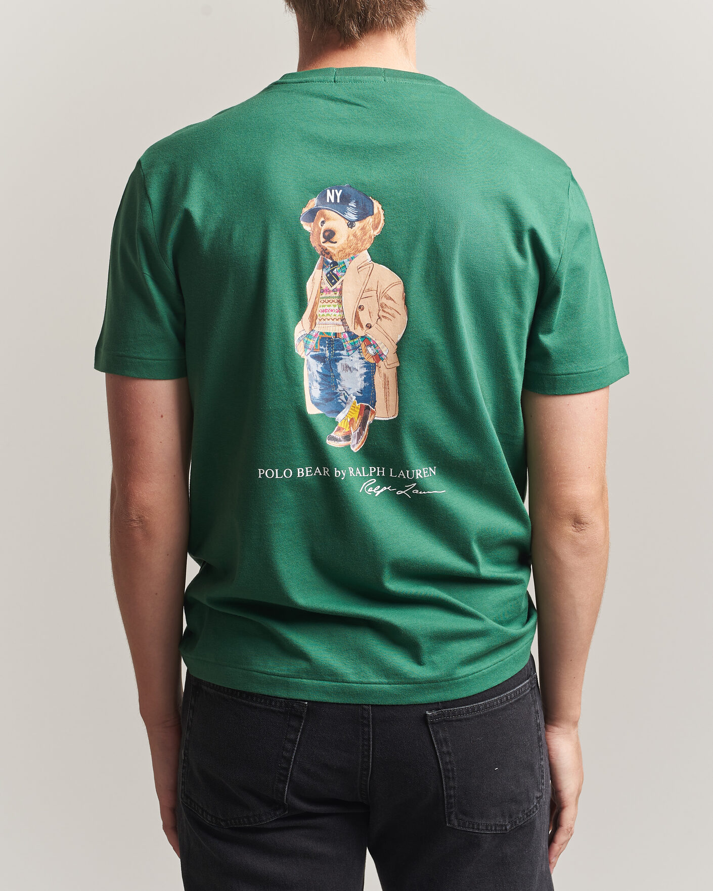 Homme | T-shirts | Polo Ralph Lauren | Custom Slit Fit Bear T-Shirt Verano Green