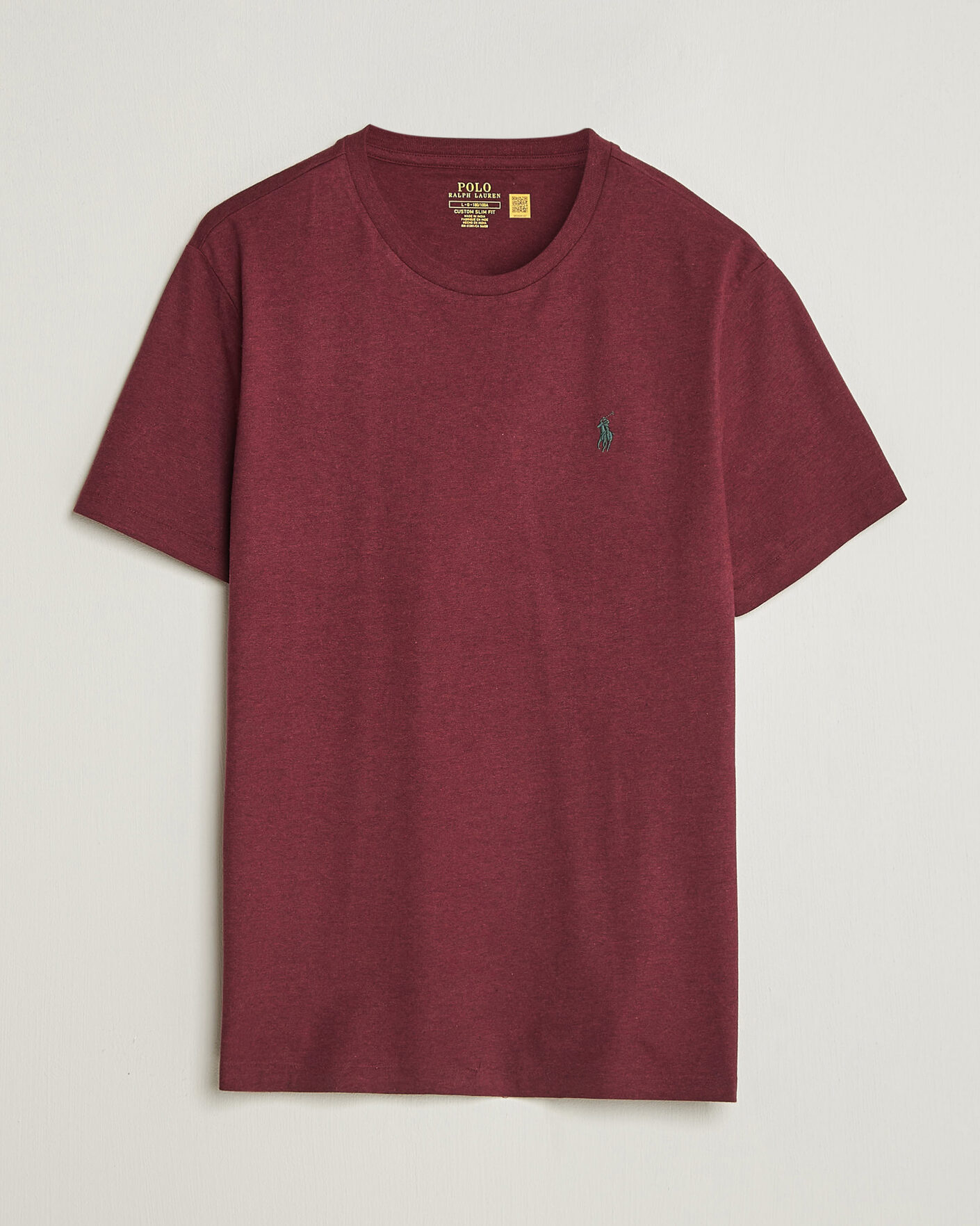 Heren | T-shirts | Polo Ralph Lauren | Custom Slim Fit T-shirt Spring Wine Heather