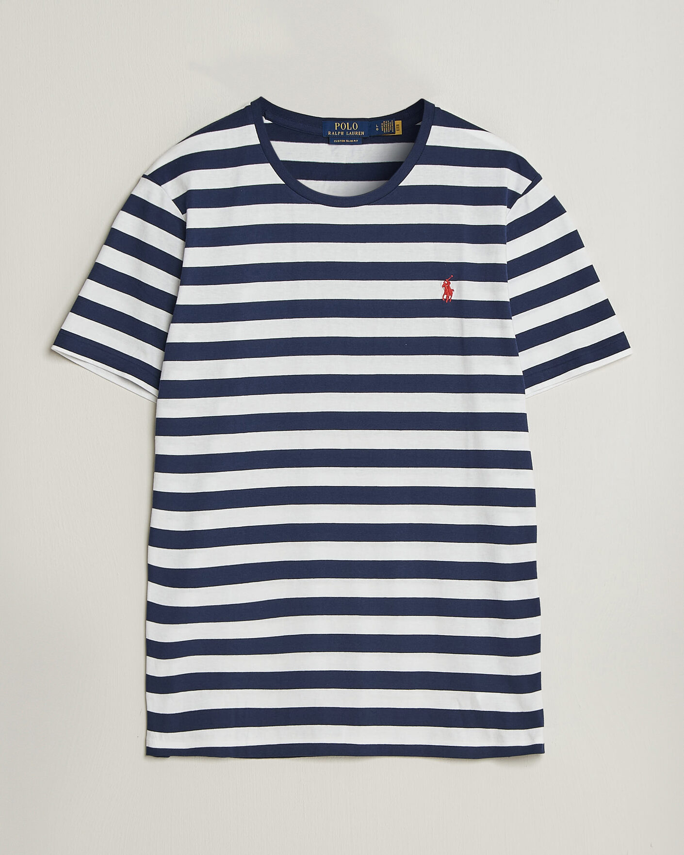 Heren | T-shirts | Polo Ralph Lauren | Custom Slim Fit Striped T-Shirt Newport Navy