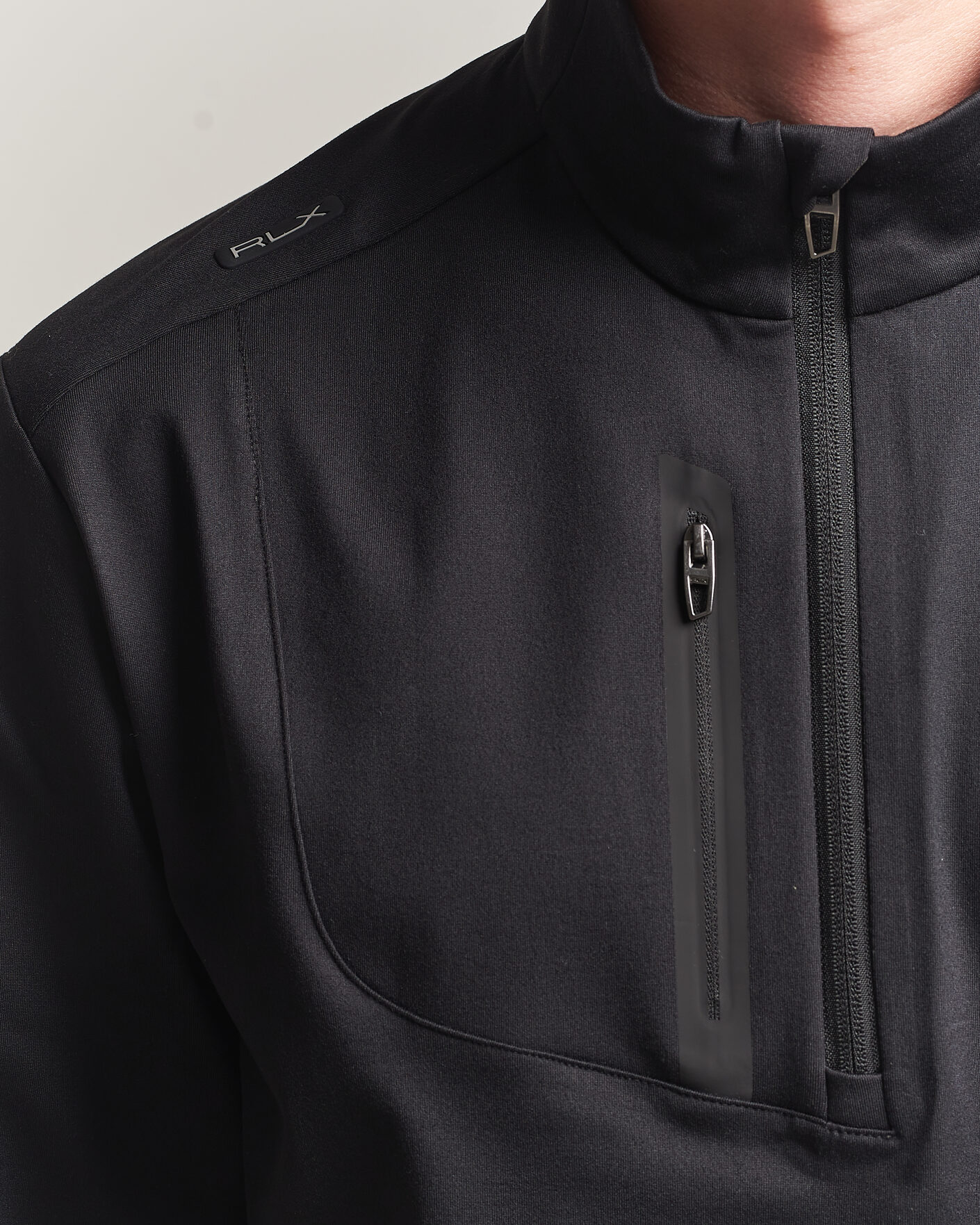 Heren | Truien | Polo Ralph Lauren | Luxury Jersey Half Zip Polo Black
