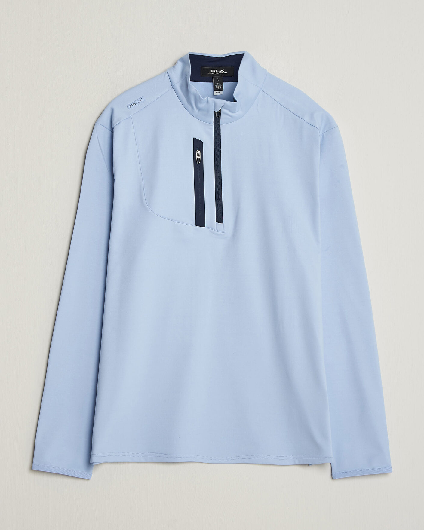 Homme | Vêtements de golf | Polo Ralph Lauren | Luxury Jersey Half Zip Pebble Blue