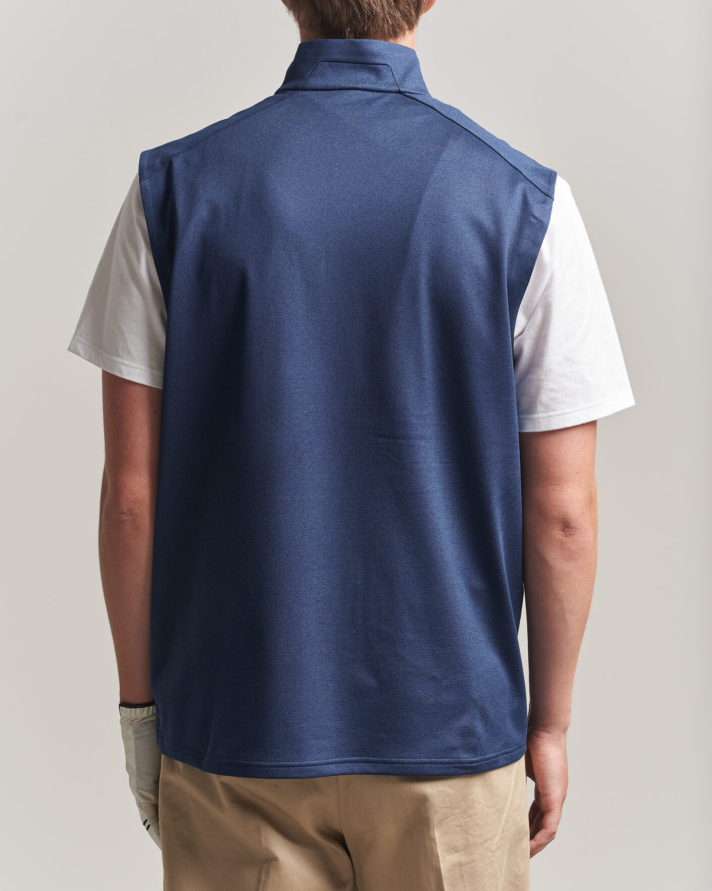 Homme | Pulls Et Tricots | RLX Ralph Lauren | Luxury Jersey Vest Half Zip Spring Navy Heather