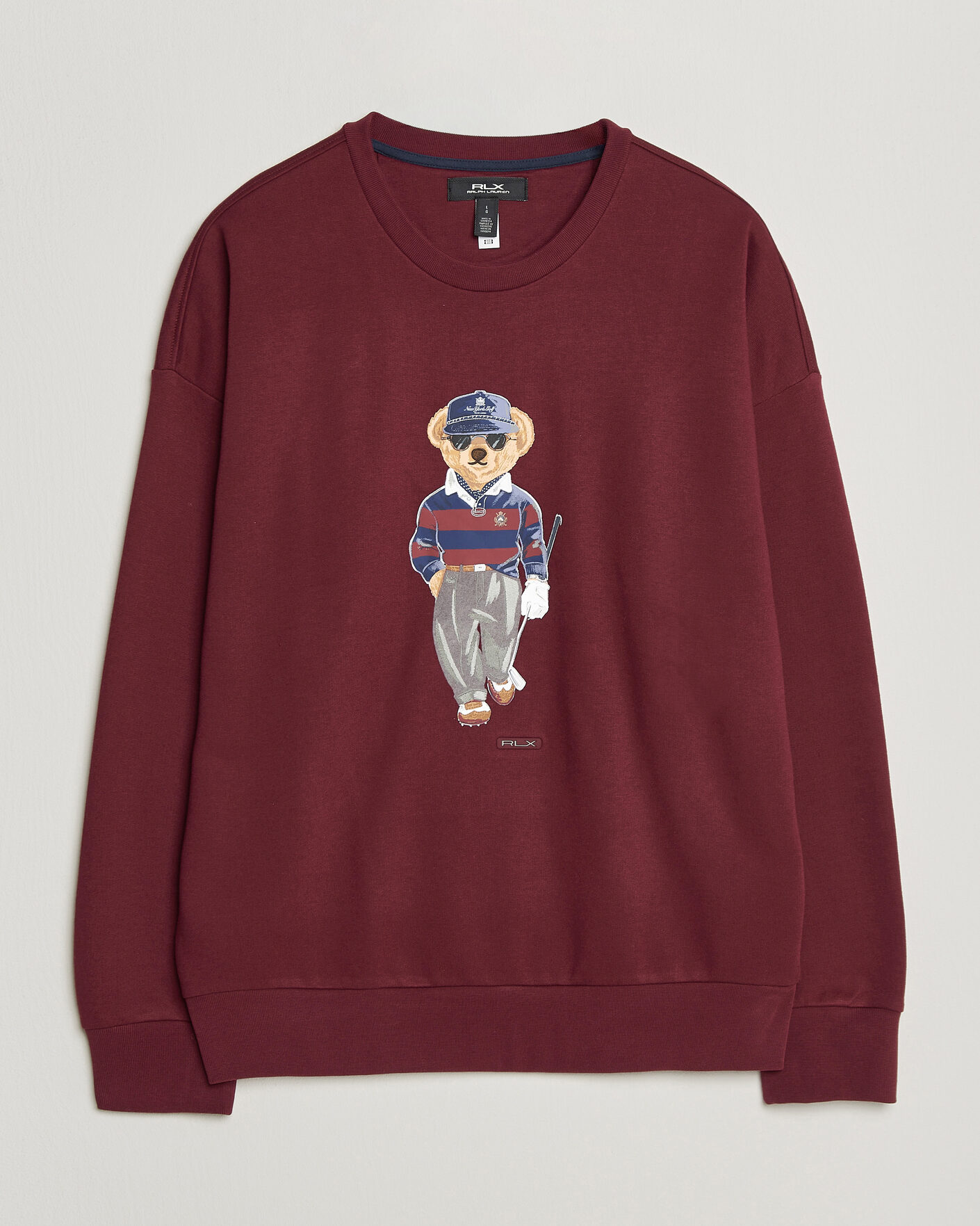 Homme | Pulls Et Tricots | RLX Ralph Lauren | Polo Ralph Lauren Magic Fleece Bear Sweatshirt Classic Wine
